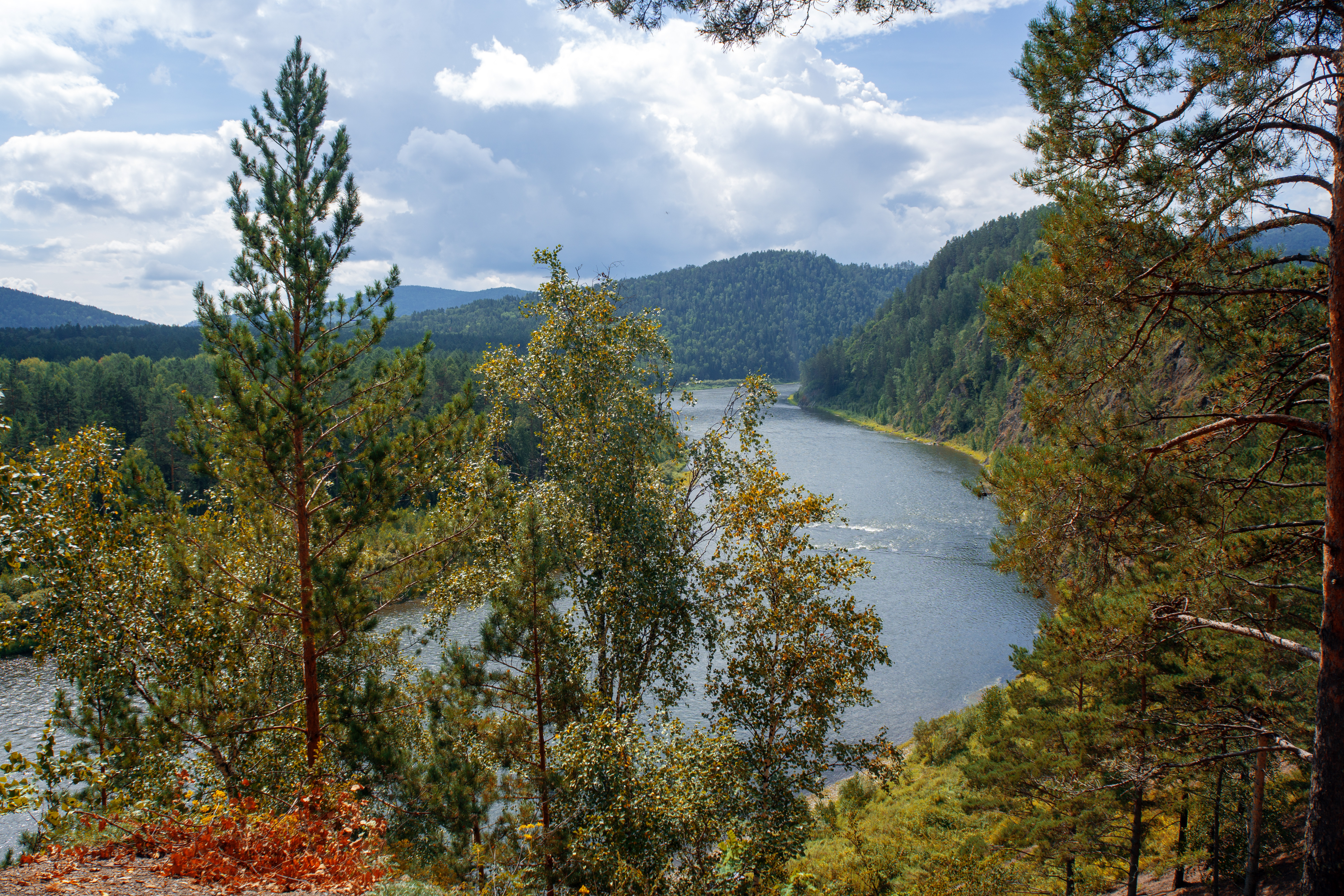 免费照片曼斯河弯的全景