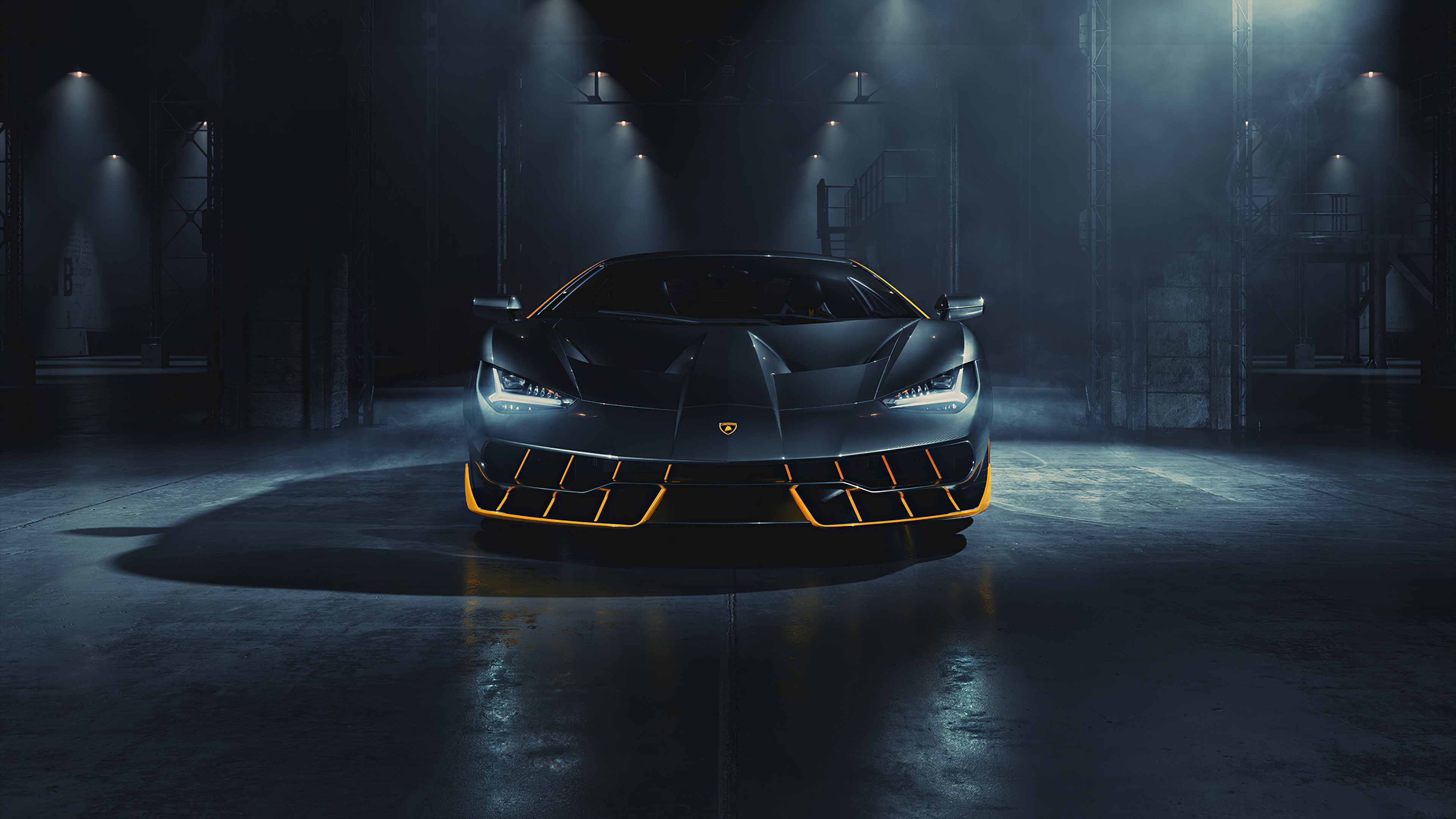 Wallpapers wallpaper lamborghini centenario front of cars on the desktop