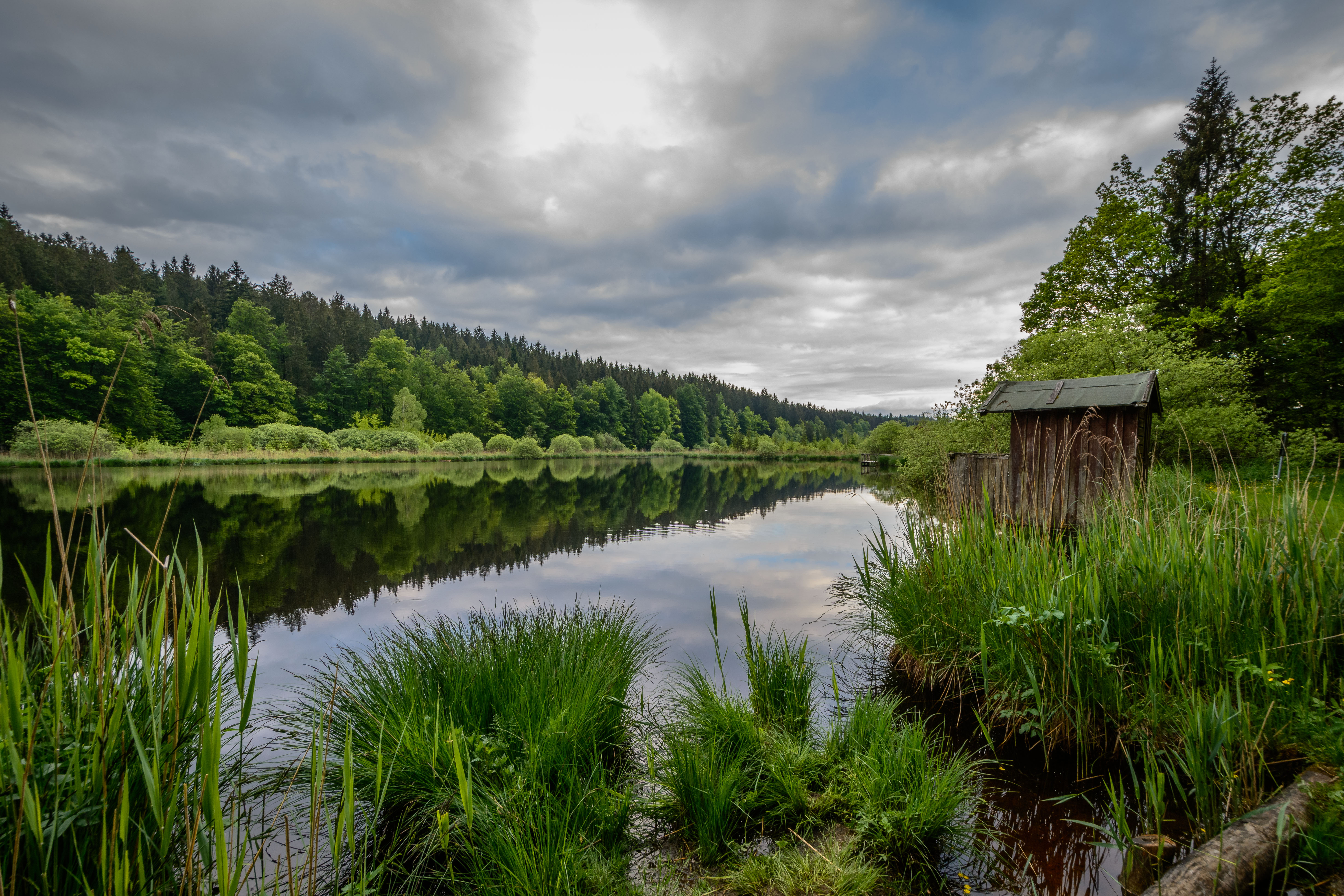 Обои Bavaria Germany Deininger Weiher на рабочий стол