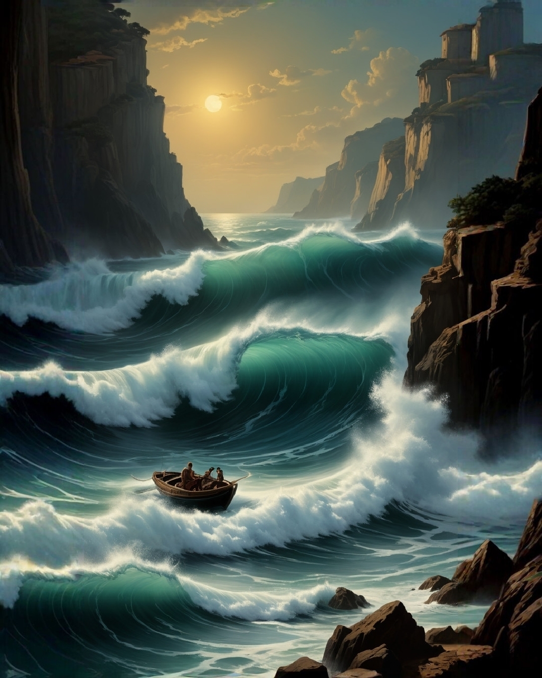 Бесплатное фото Путь сквозь шторм