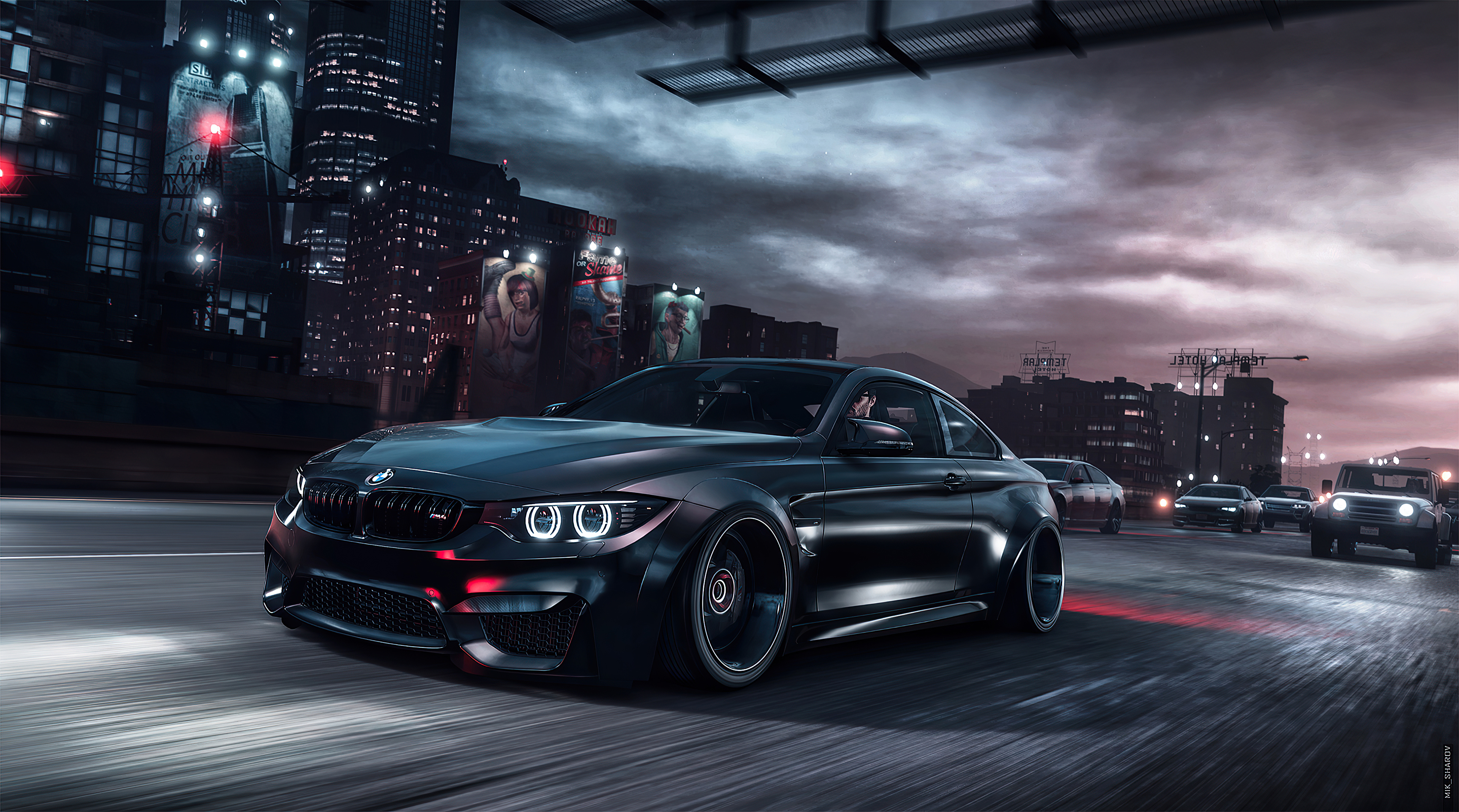 Free photo Cool BMW M4 in gta 5