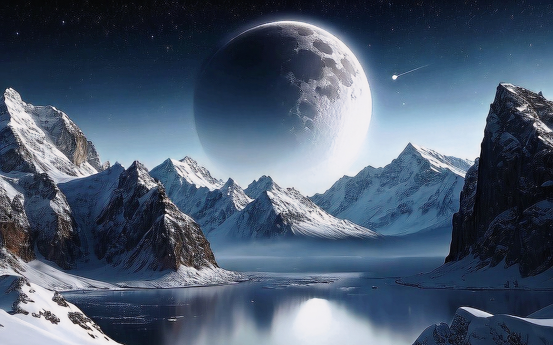 Бесплатное фото Чужая планета