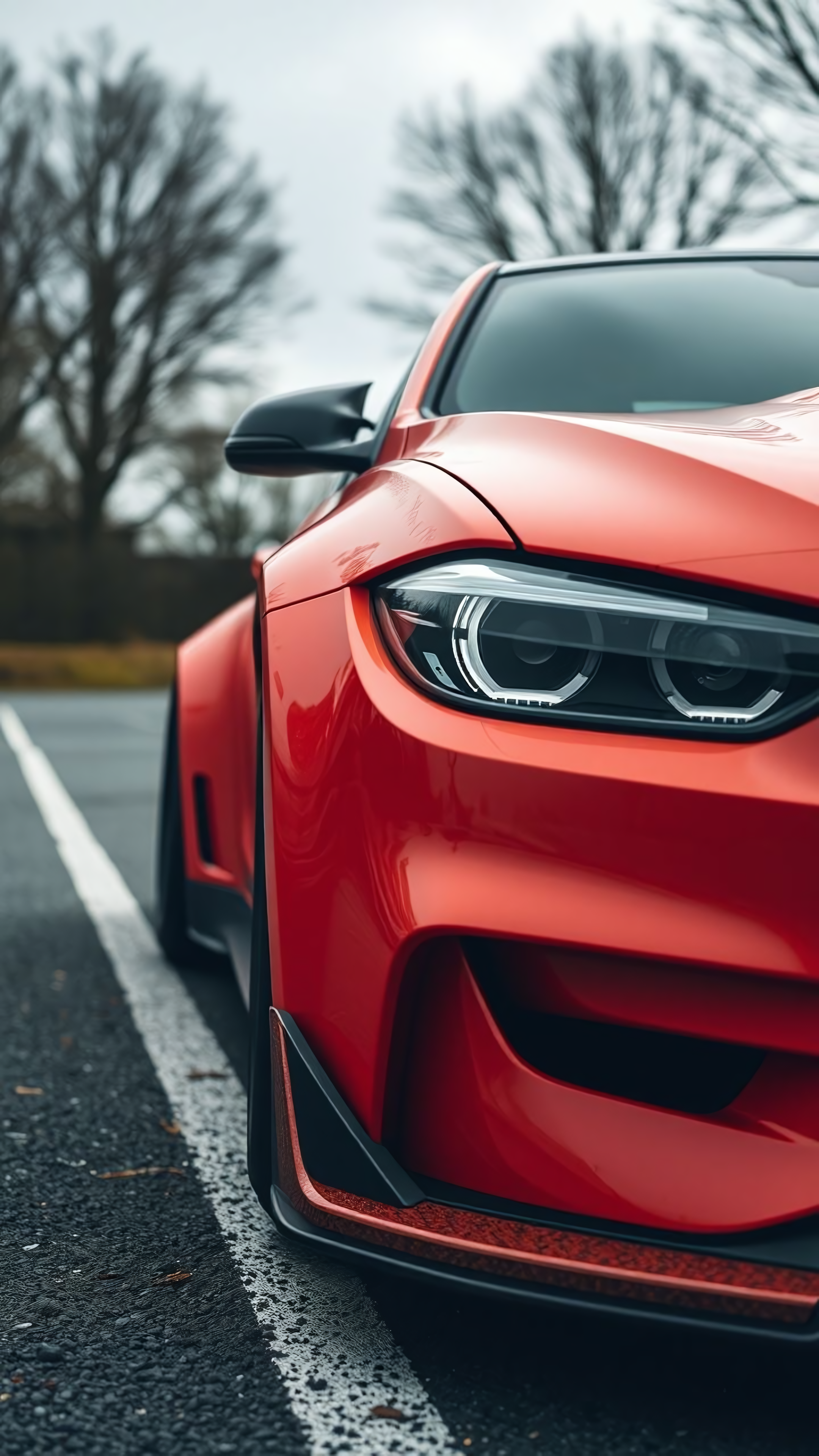 Free photo Car headlight