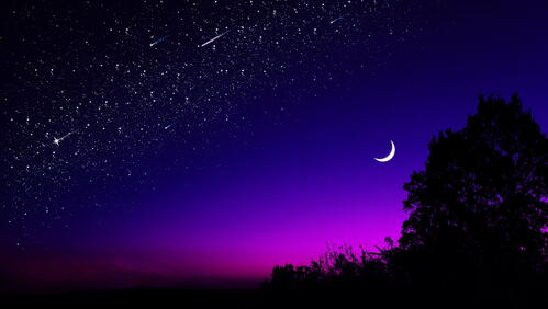 Бесплатное фото Рисунок ночного неба