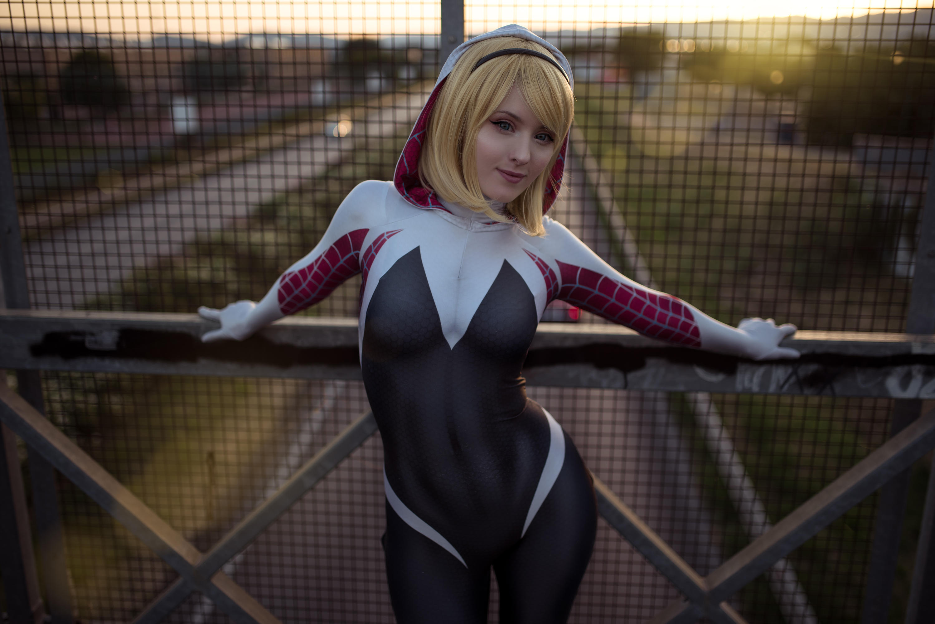 Wallpapers gwen stacy cosplay superheroes on the desktop