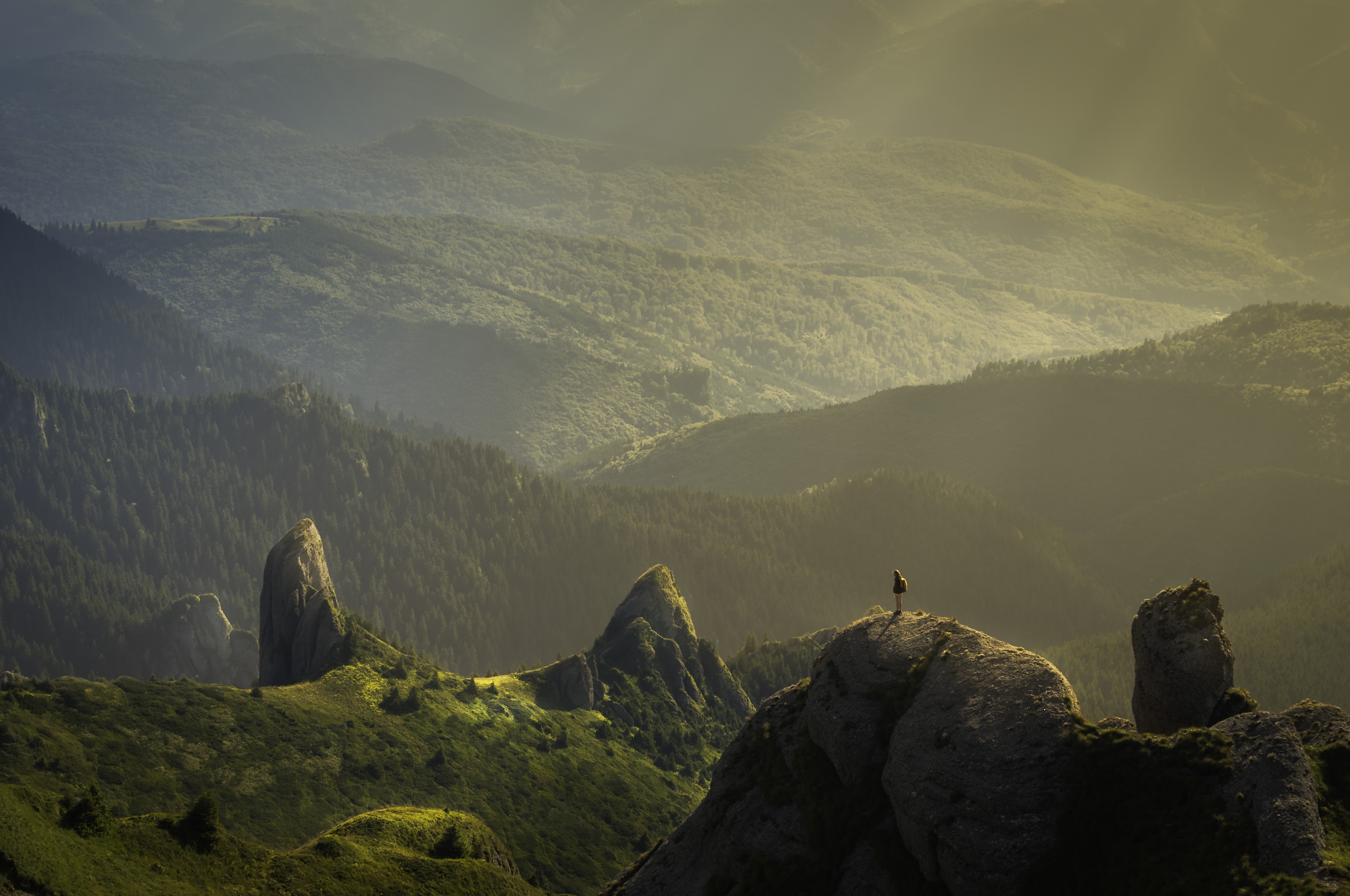 Wallpapers fog landscape a cloud on the desktop