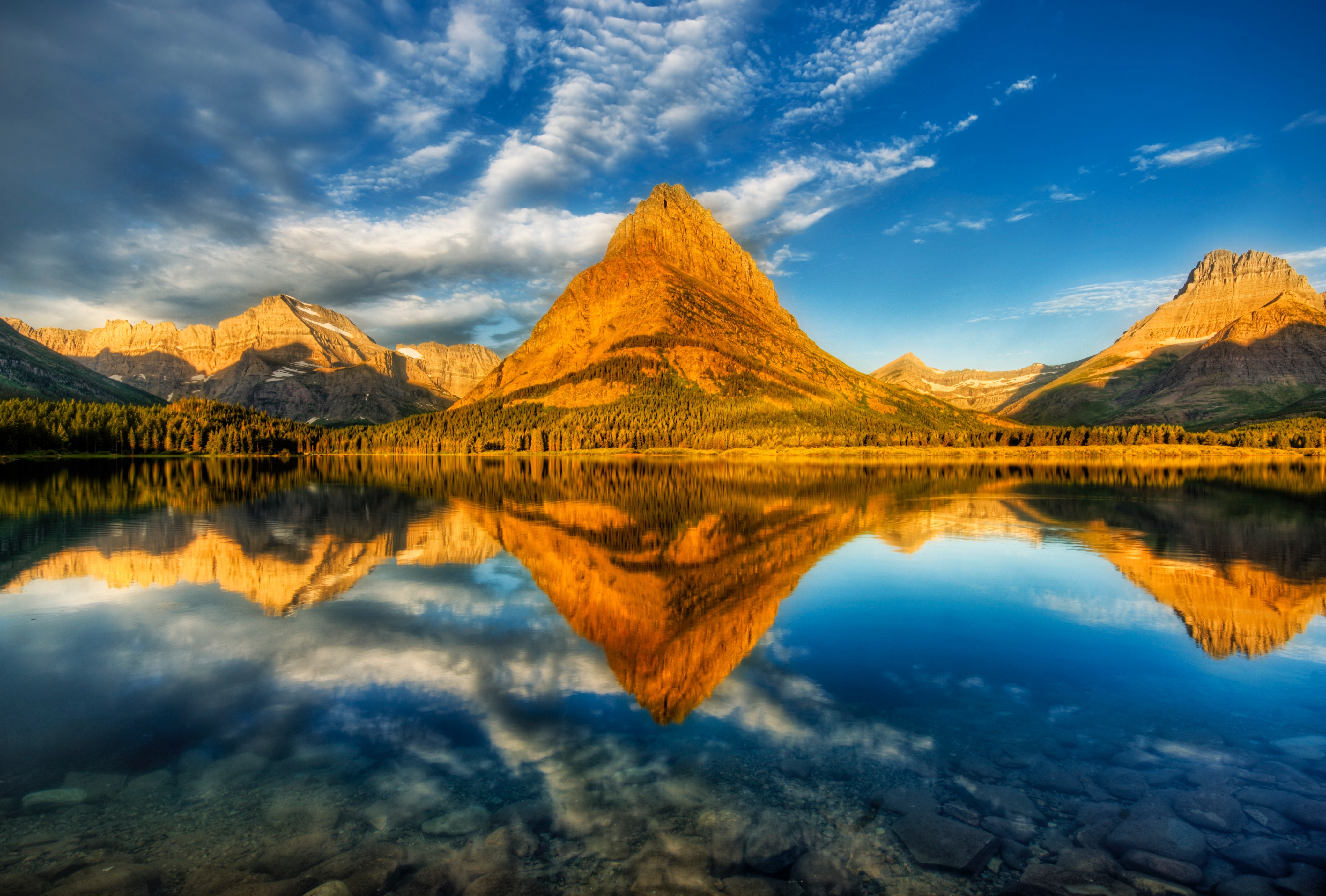 Free photo Free glacier national park, lake - beautiful photos