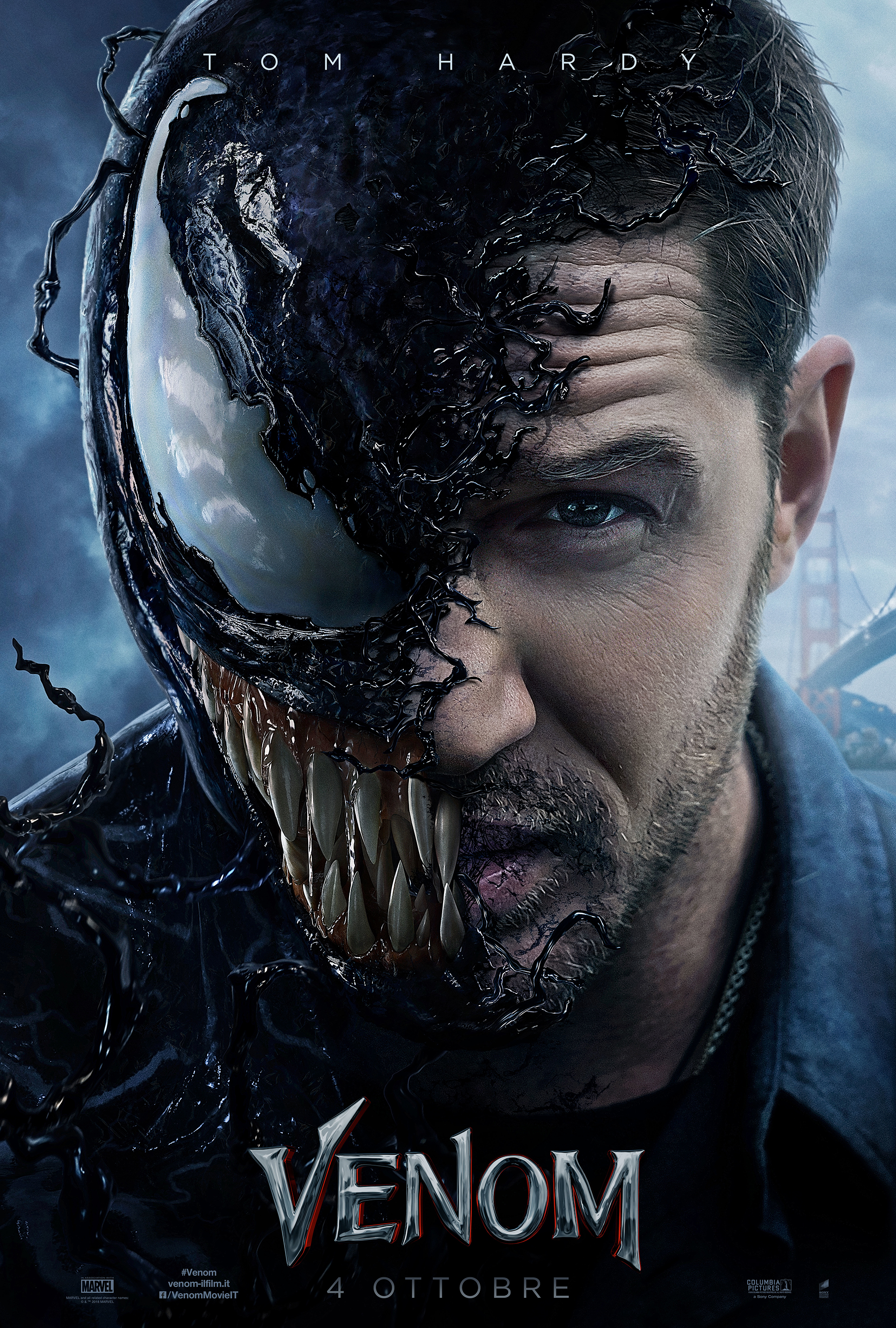 Wallpapers Venom Tom Hardy Marvel Comics on the desktop