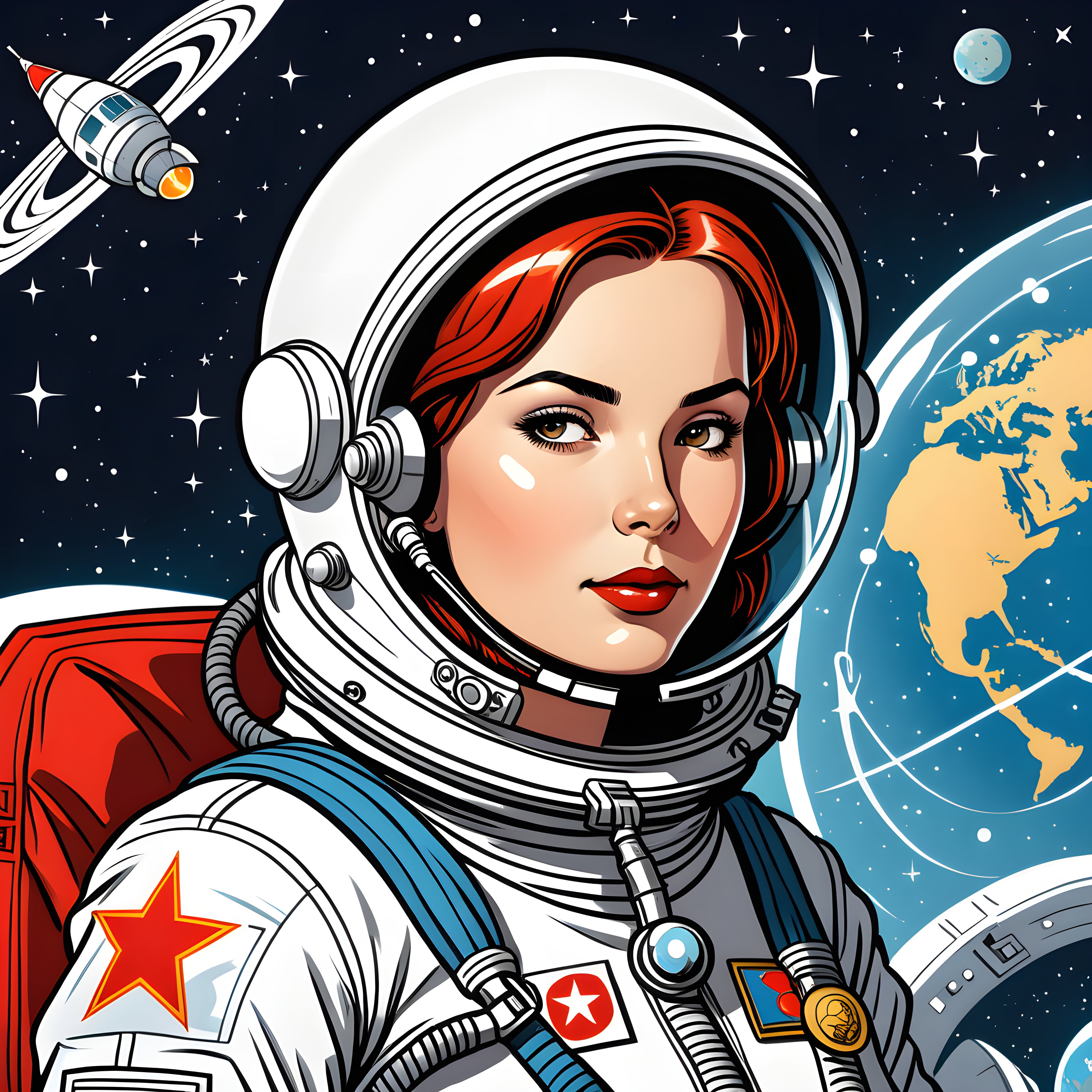 宇航员女孩