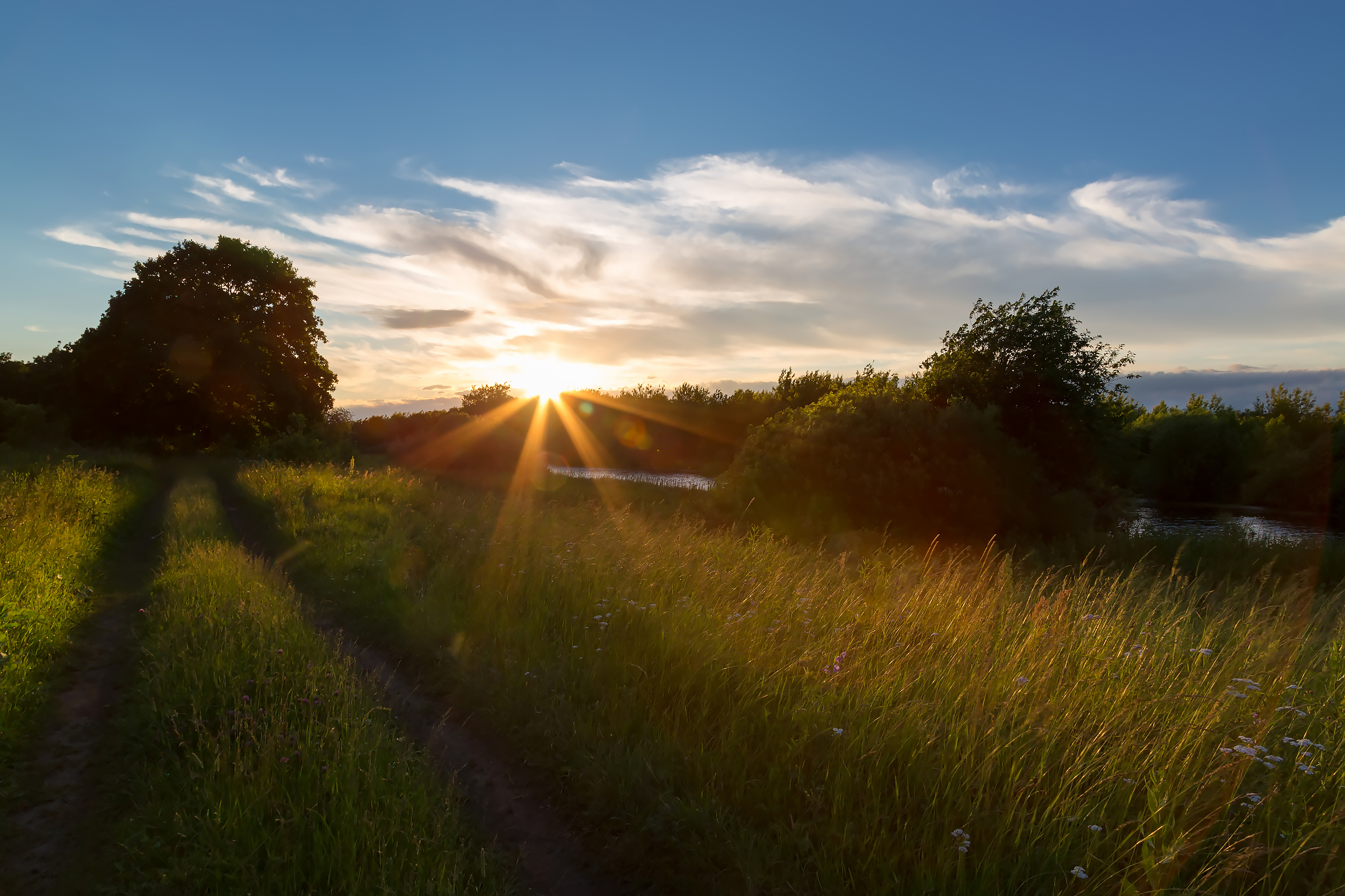 Free photo Evening landscape