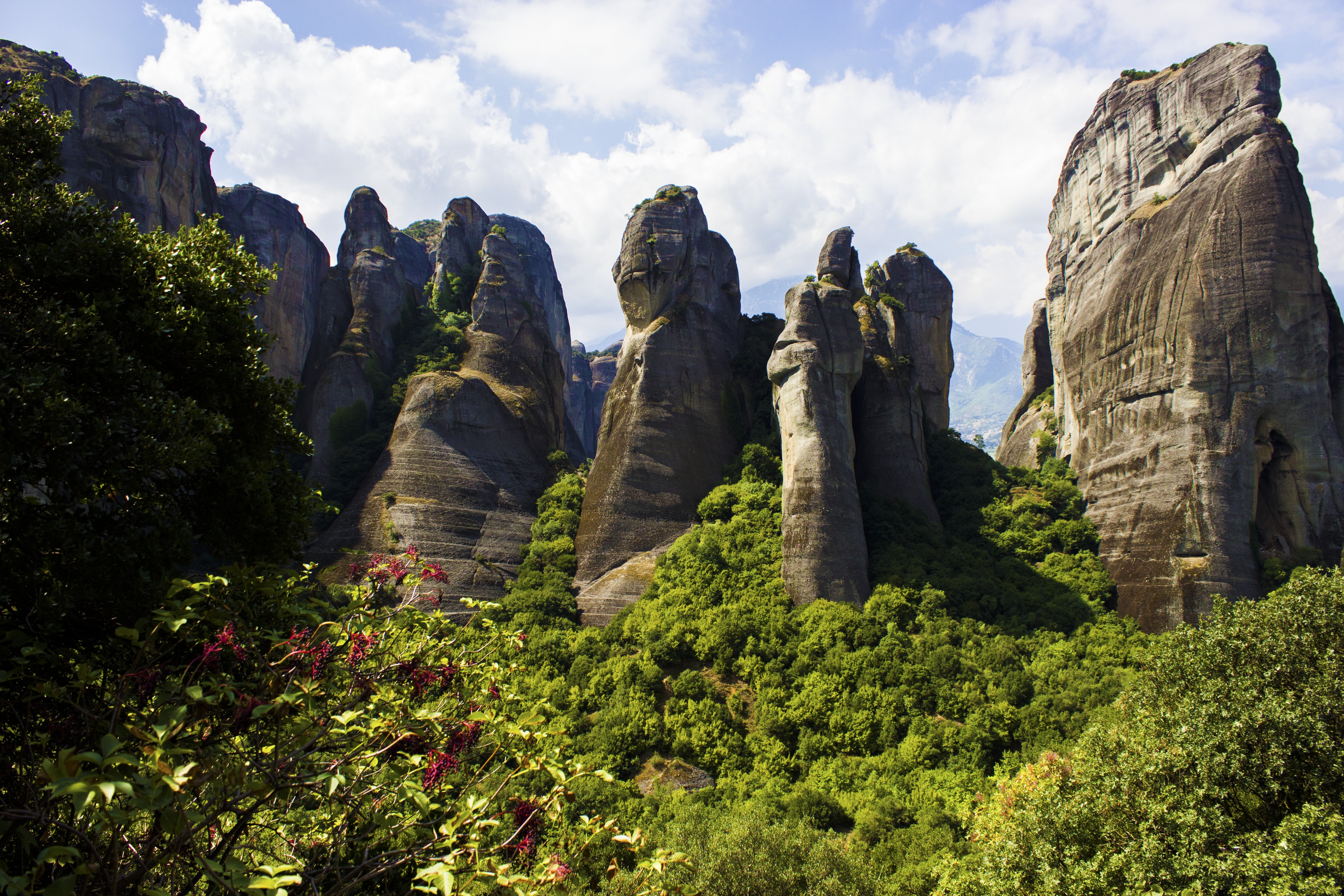 Бесплатное фото Метеоры в Греции.