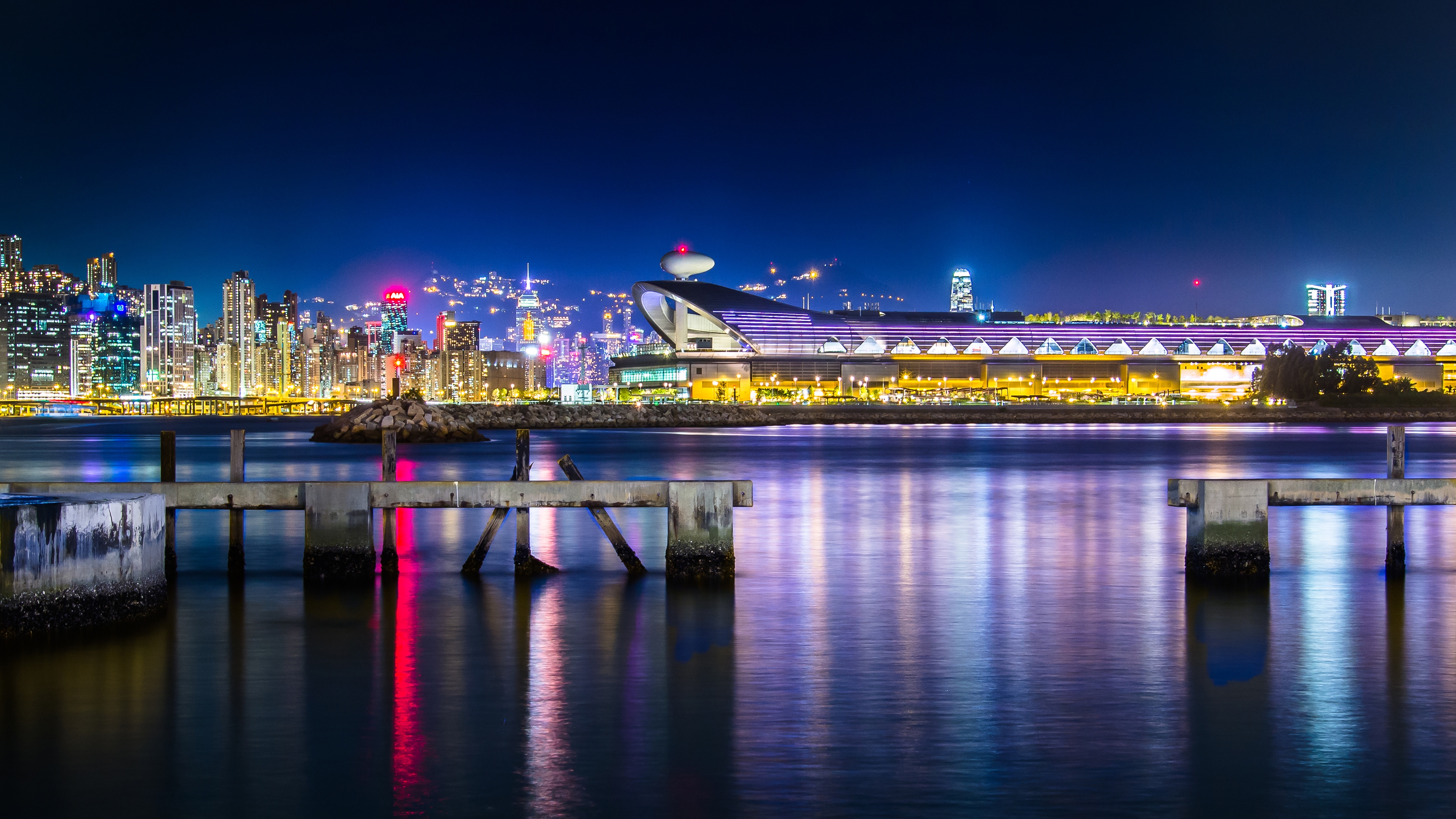 Free photo Night Hong Kong