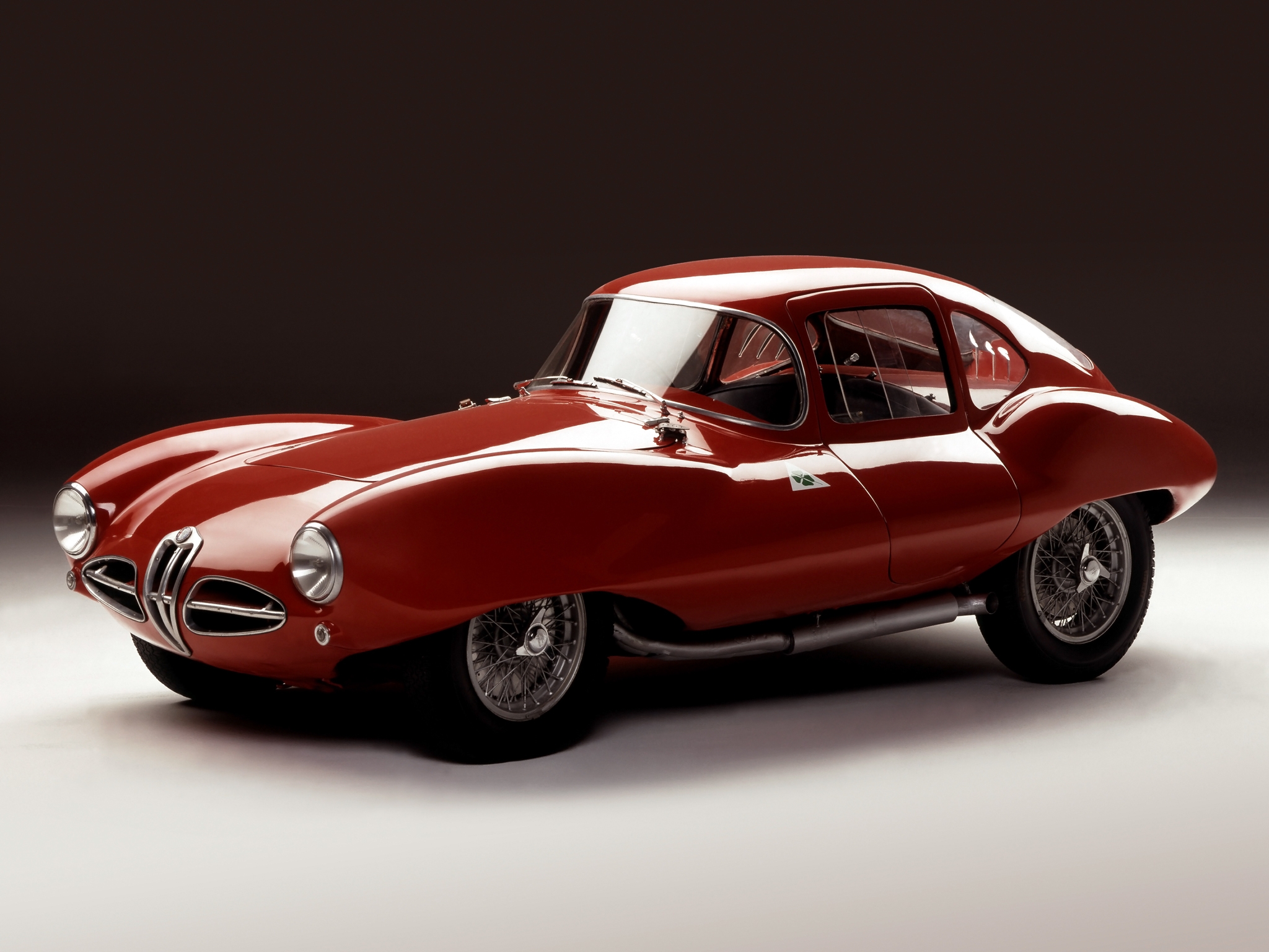 Wallpapers alfa romeo disco volante red retro on the desktop