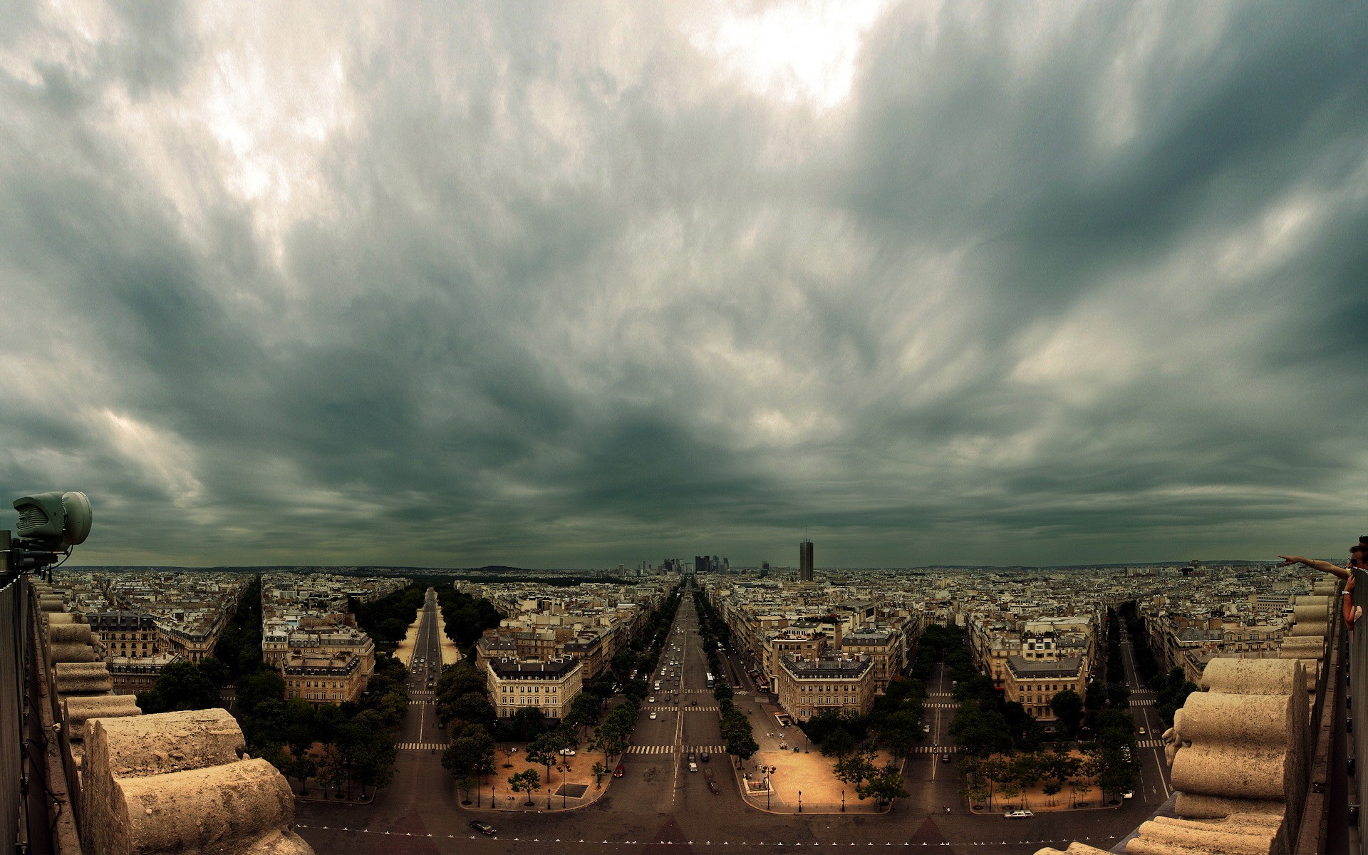 Wallpapers France city sky on the desktop