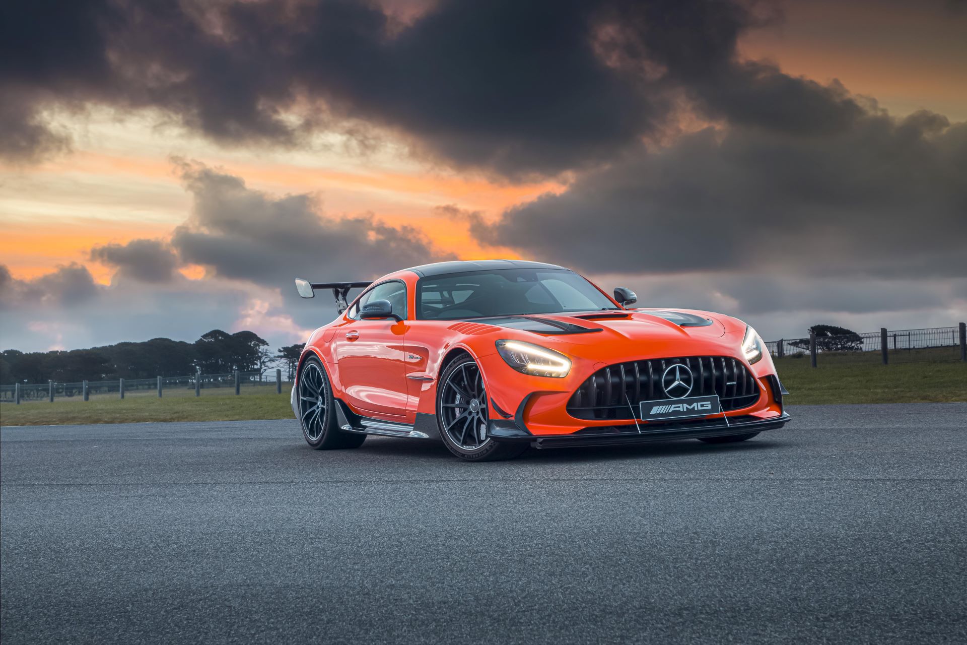 Free photo Mercedes amg gt black series