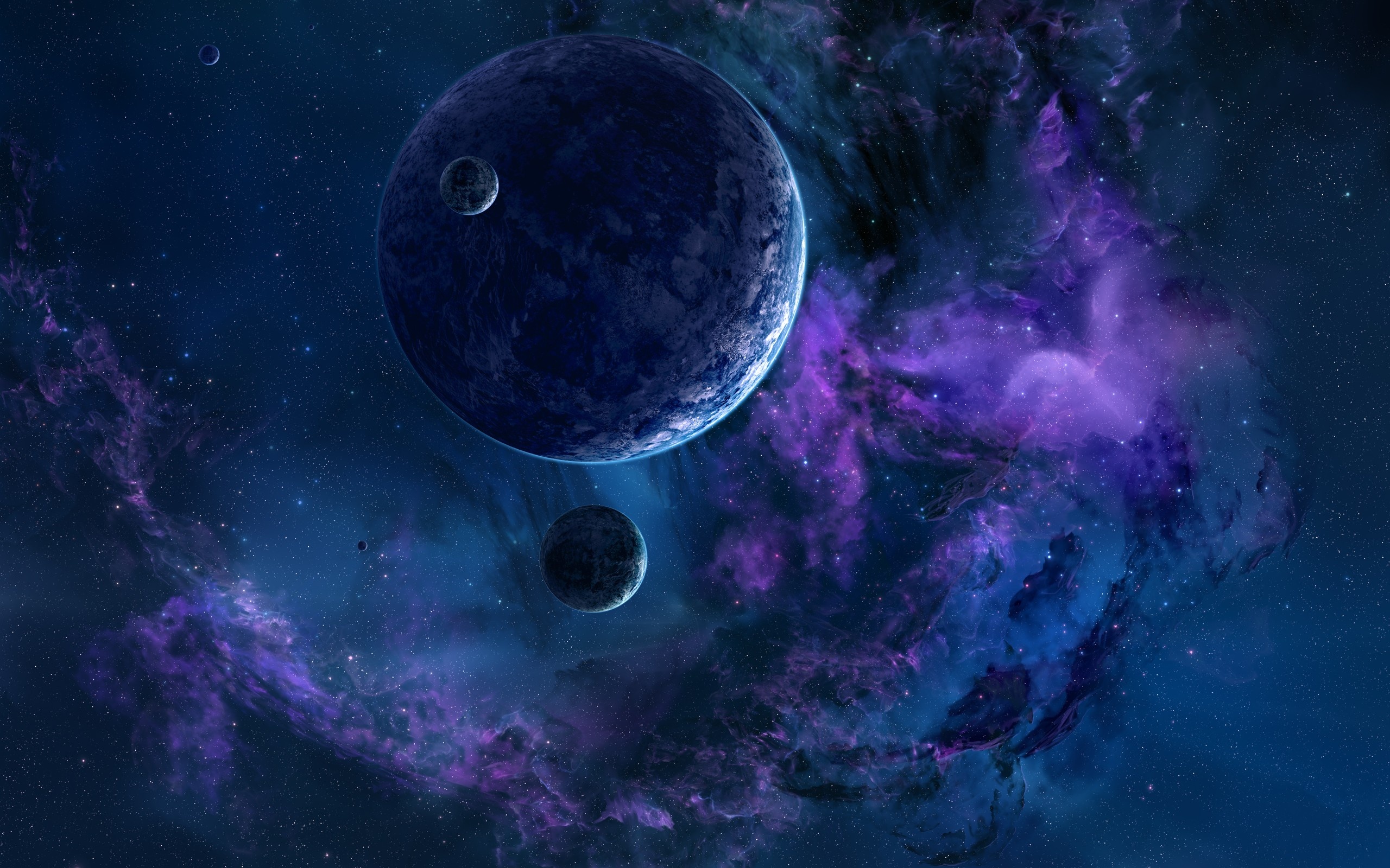 Wallpapers Item nebula planet on the desktop