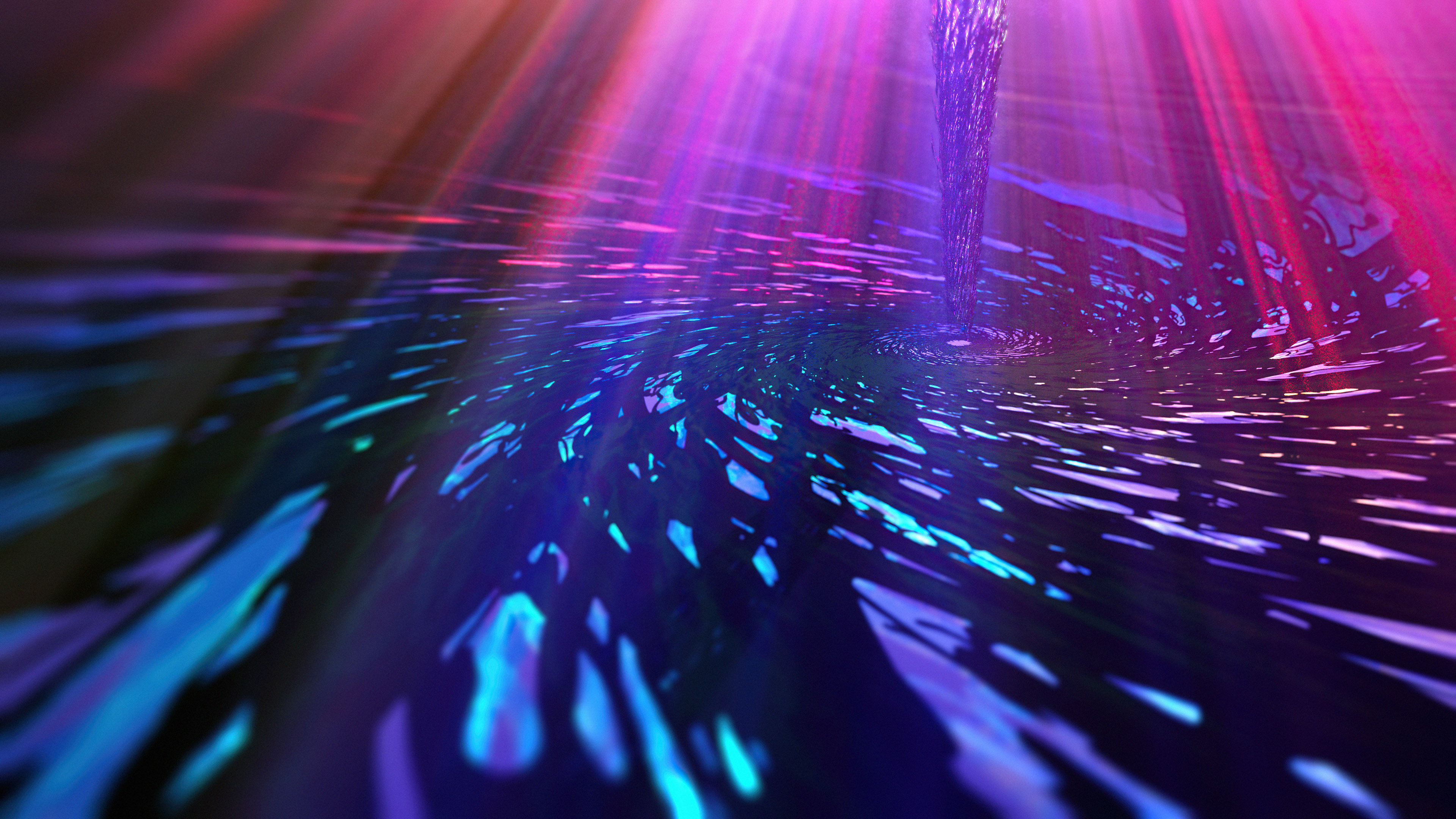 Wallpapers wallpaper rays neon drop on the desktop