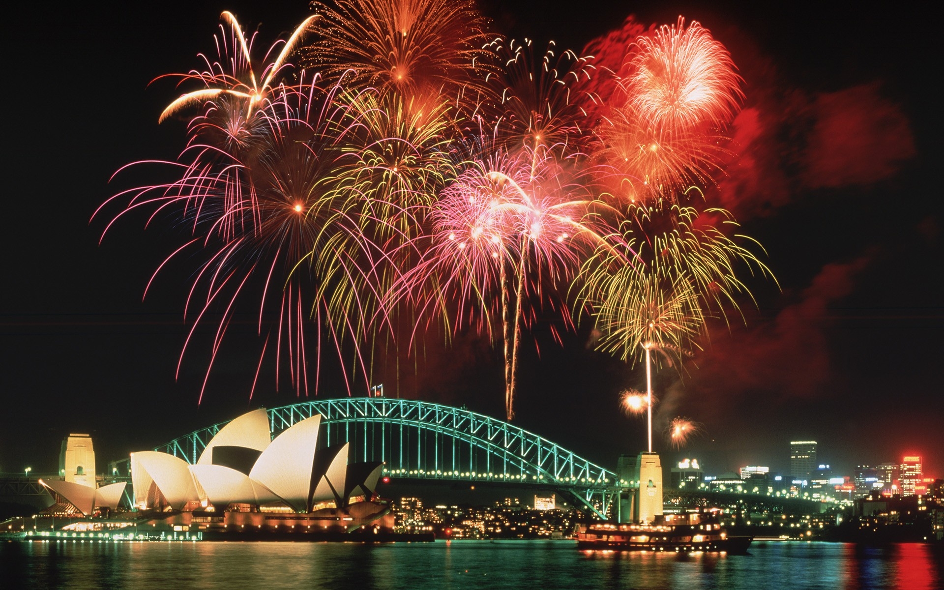 Wallpapers Sydney fireworks holiday on the desktop