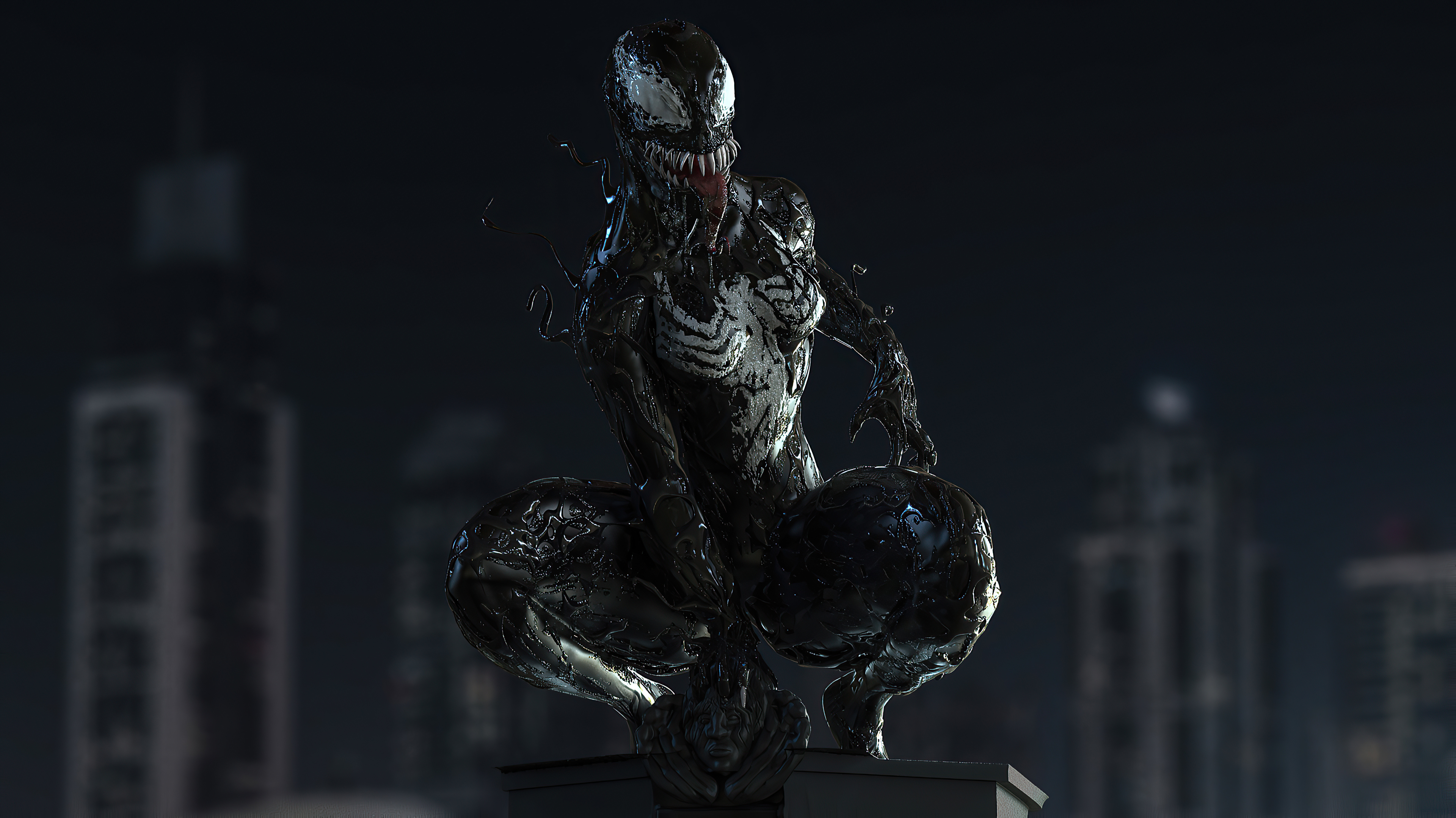 Wallpapers artist Venom artwork on the desktop