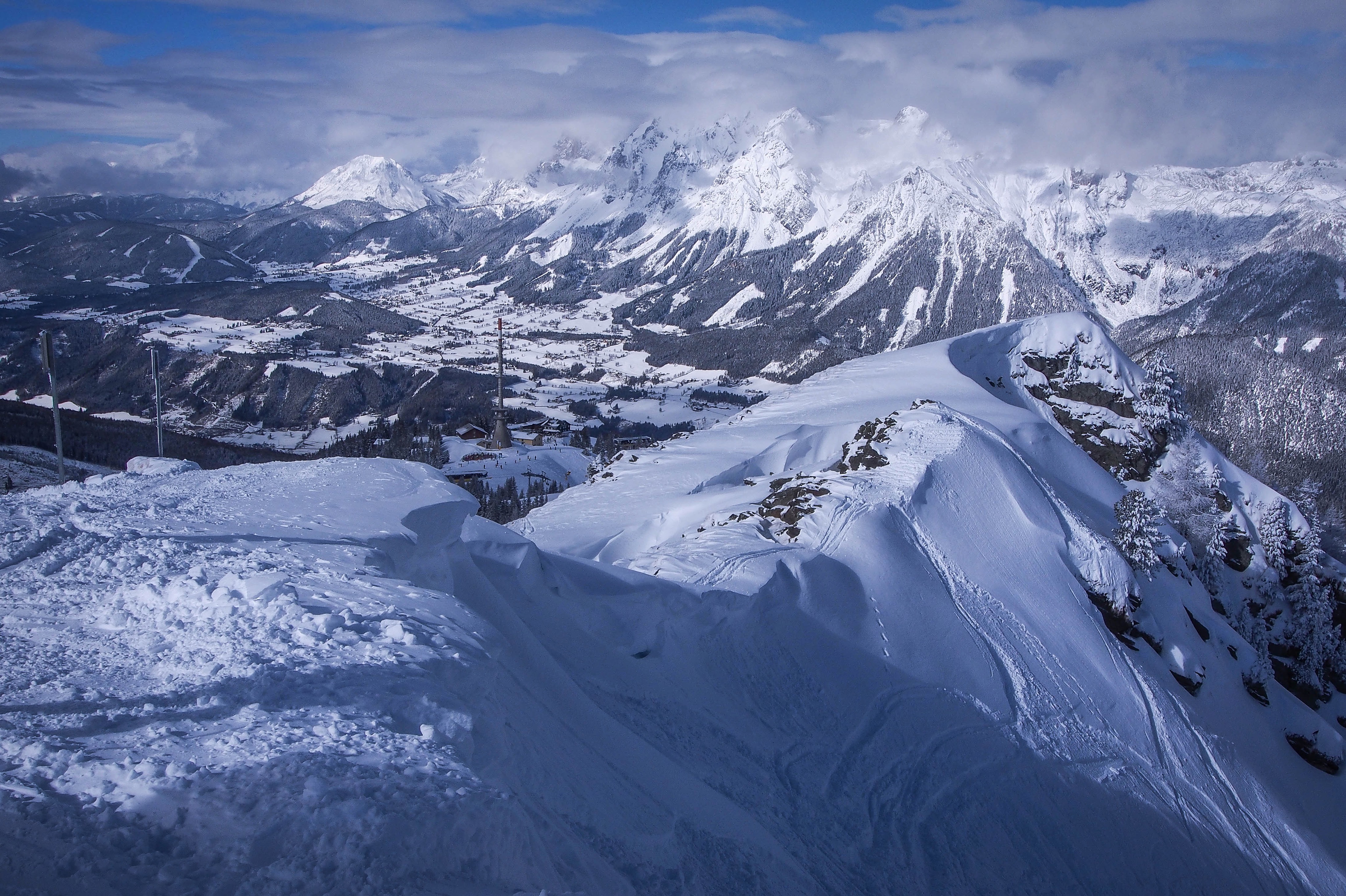 Wallpapers The ski resort Hauser Kaibling Schladming Austria on the desktop