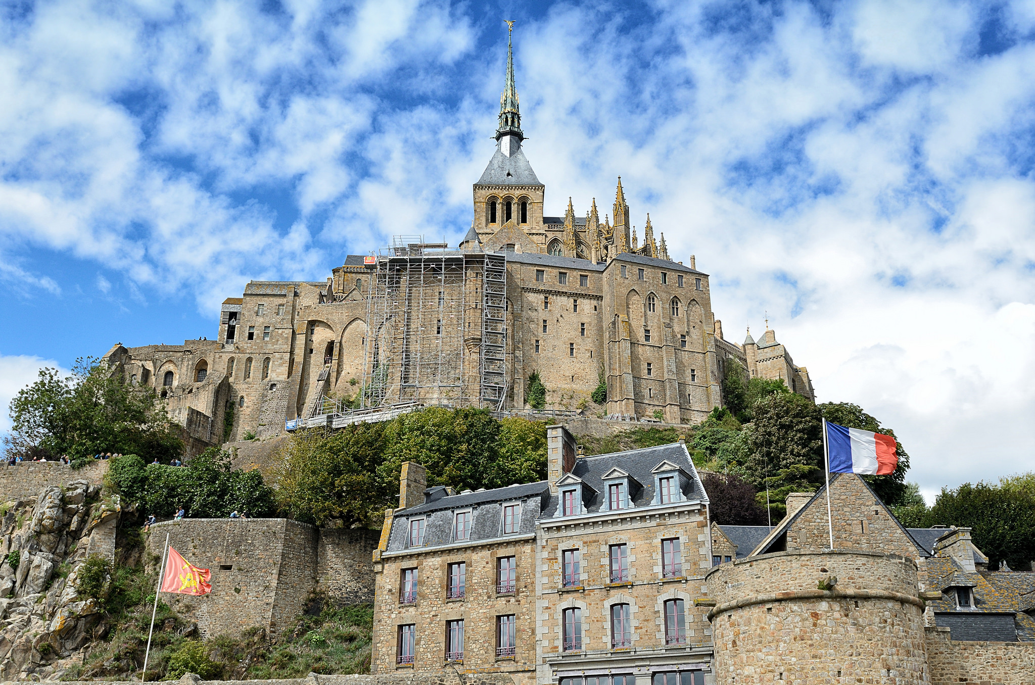 Wallpapers mont saint michel France city on the desktop