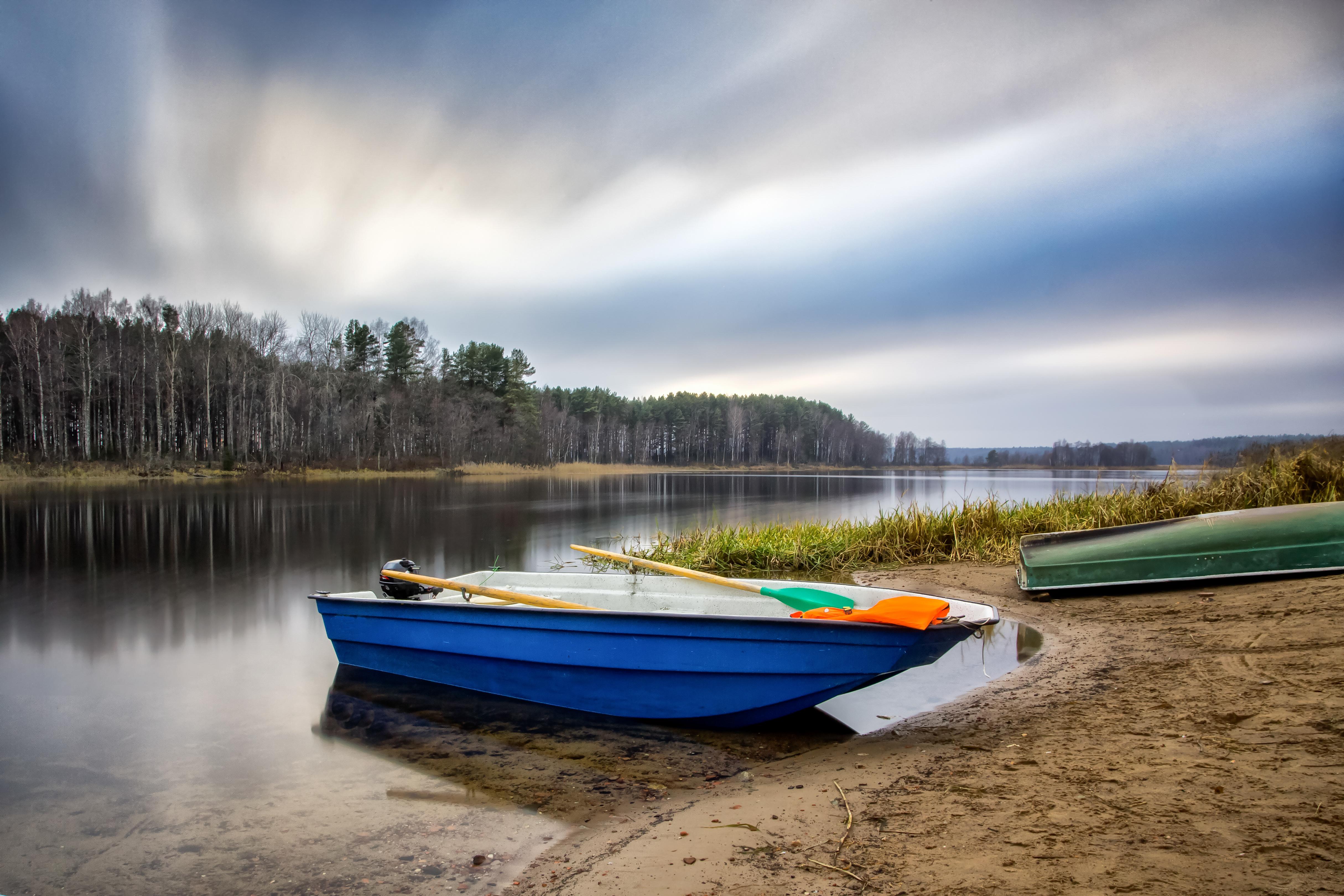 Wallpapers sunset Lake Seliger landscape on the desktop