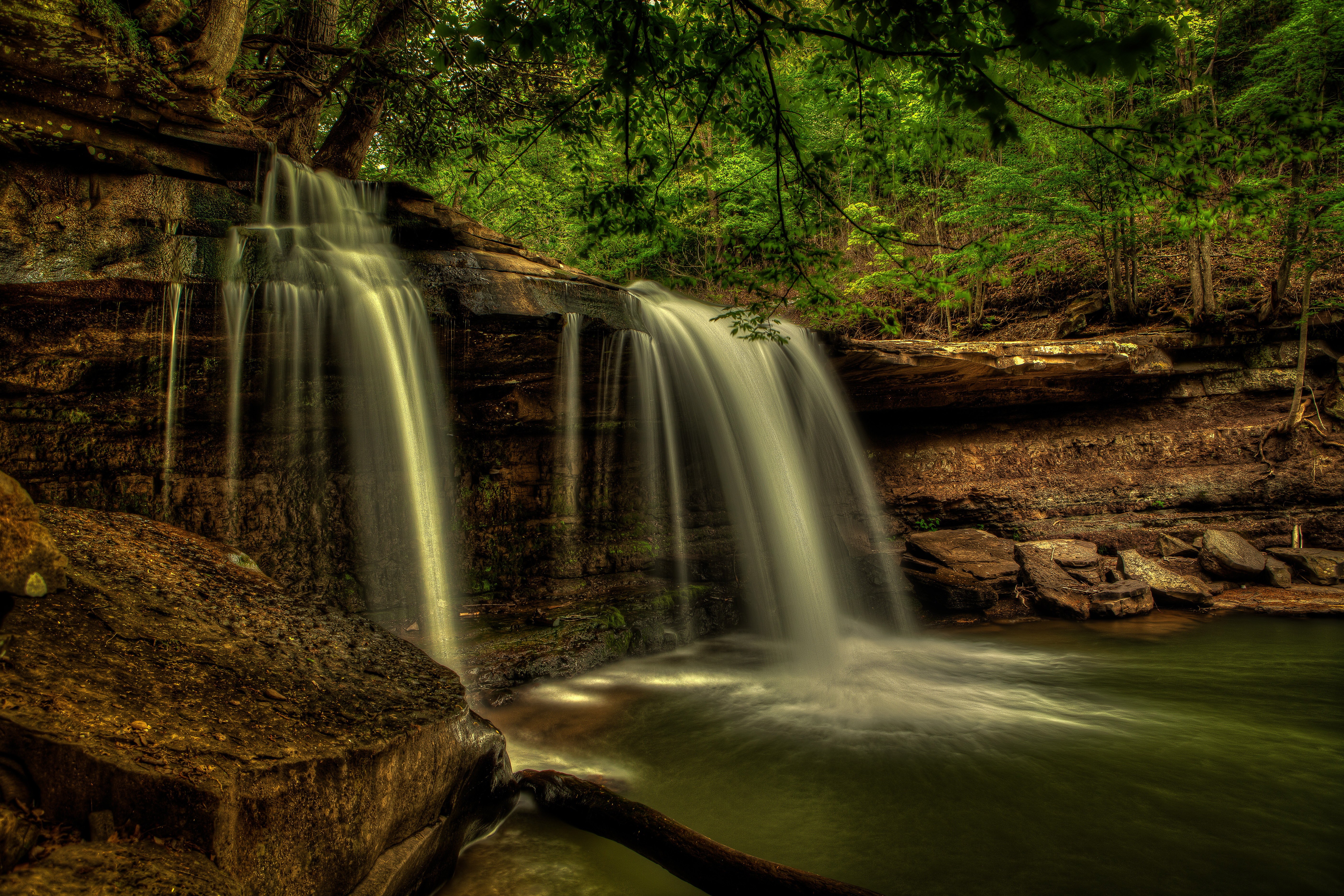 Wallpapers Claypool Falls west virginia waterfall on the desktop