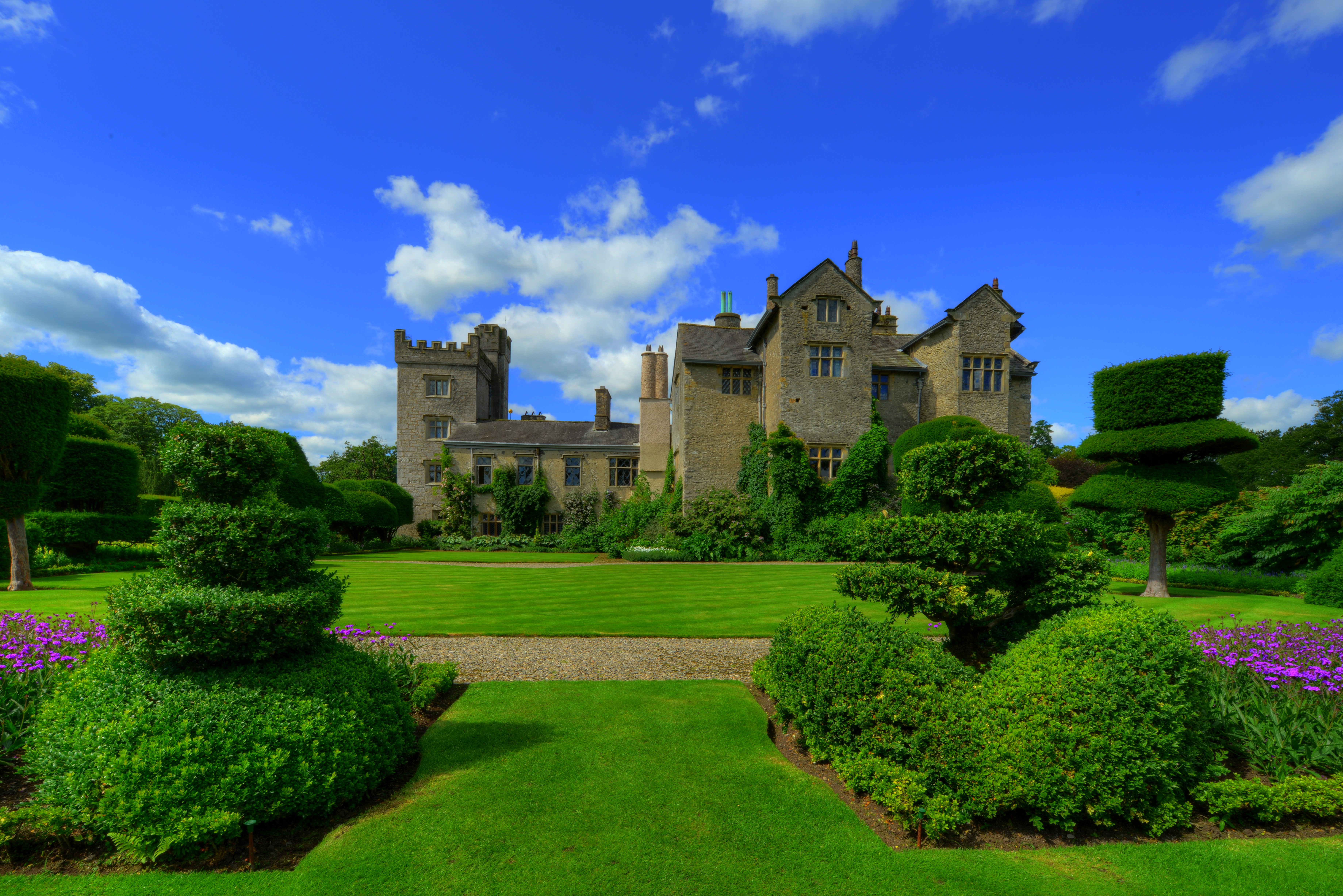 免费照片下载图片 levens hall garden, cambria for desktop for free