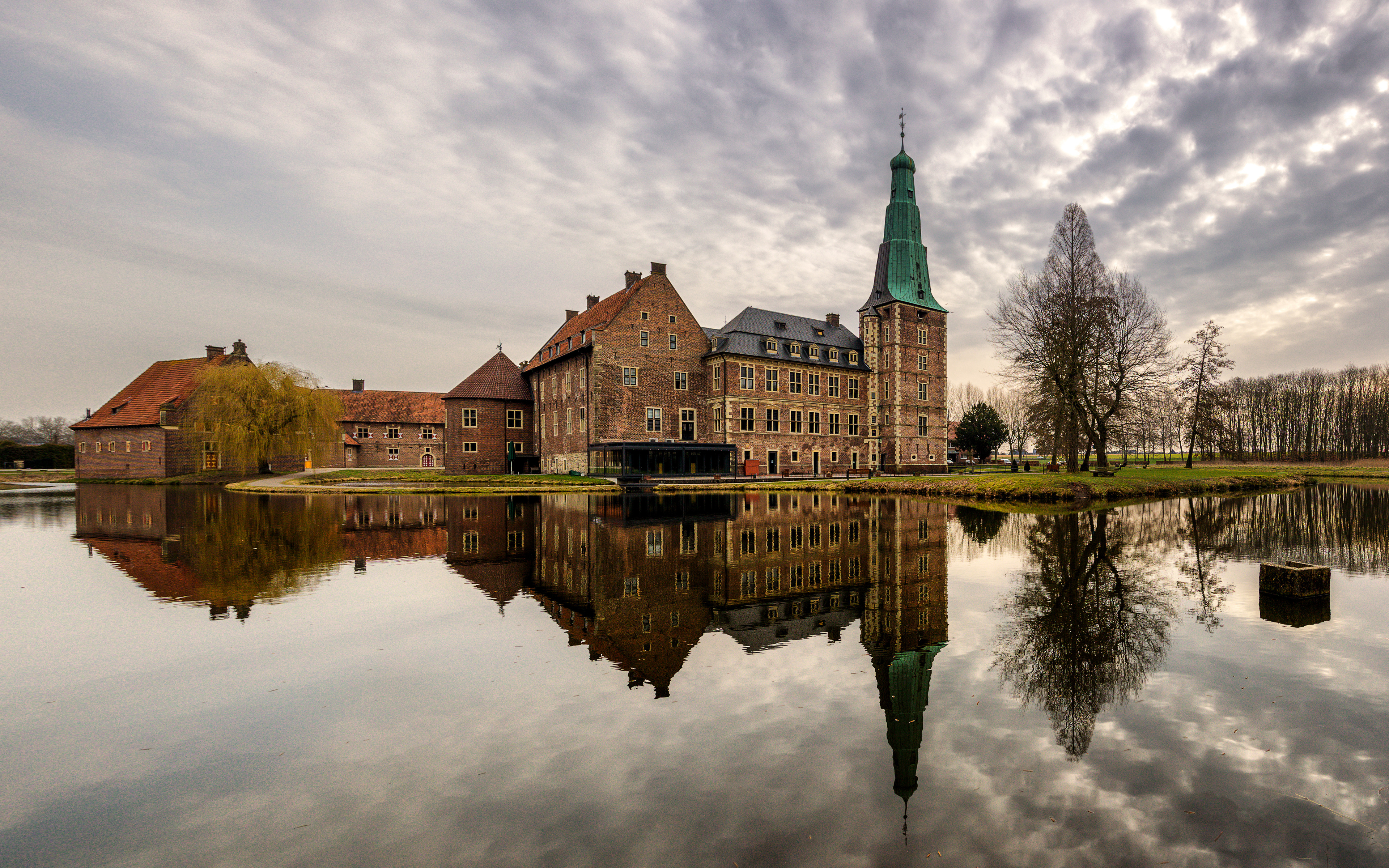 Wallpapers castles Germany rivers landscapes on the desktop