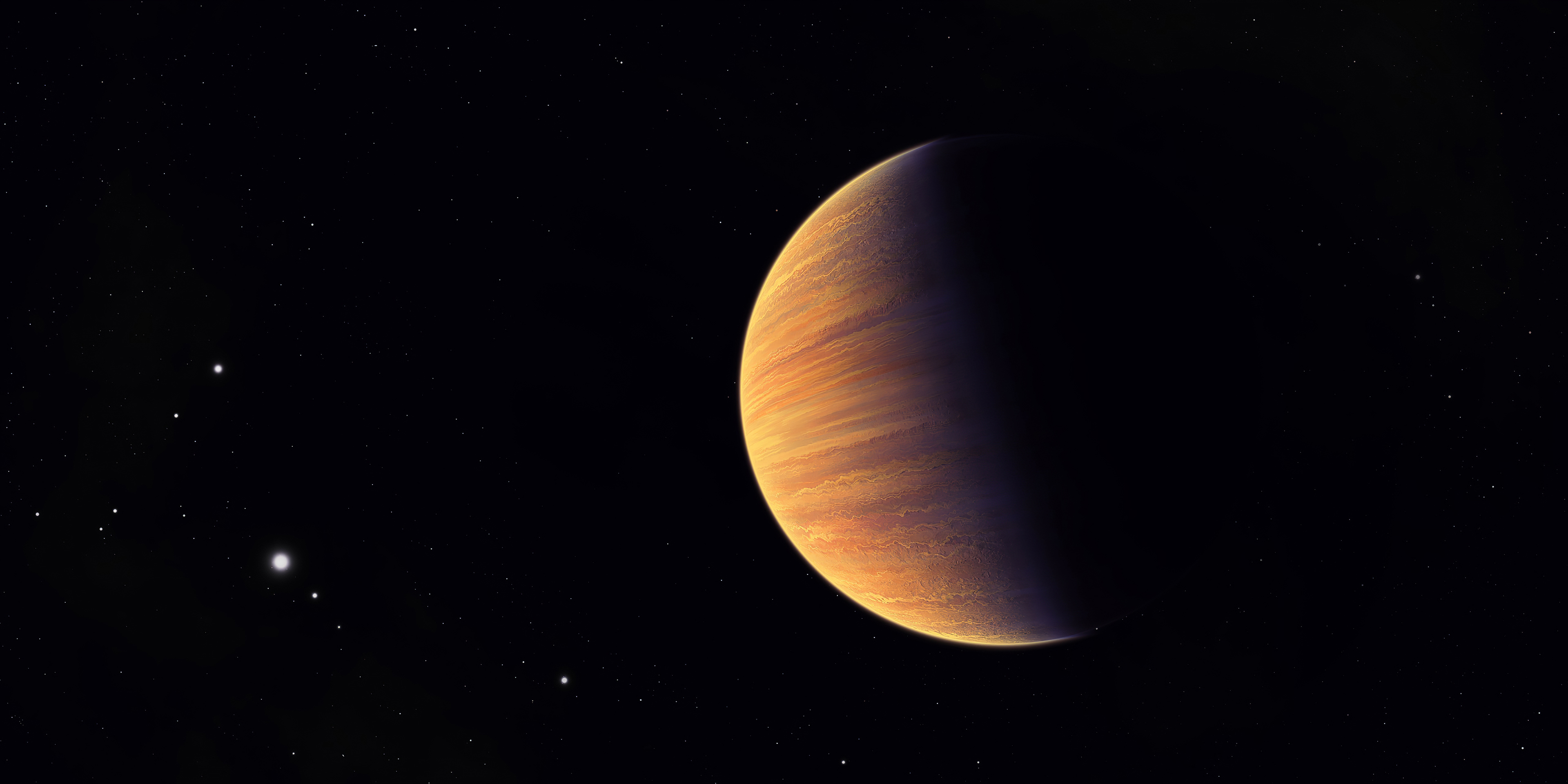 Wallpapers dark artwork planet on the desktop