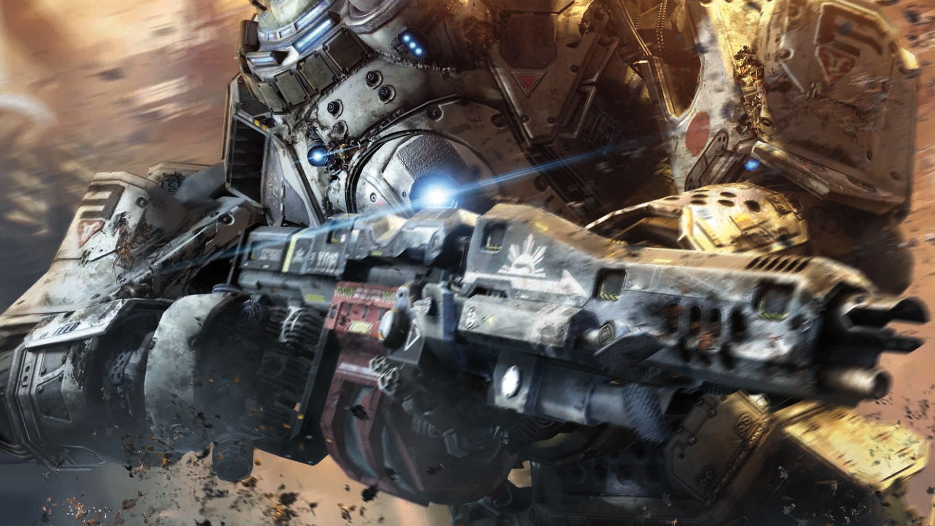 Wallpapers space Titanfall mech on the desktop