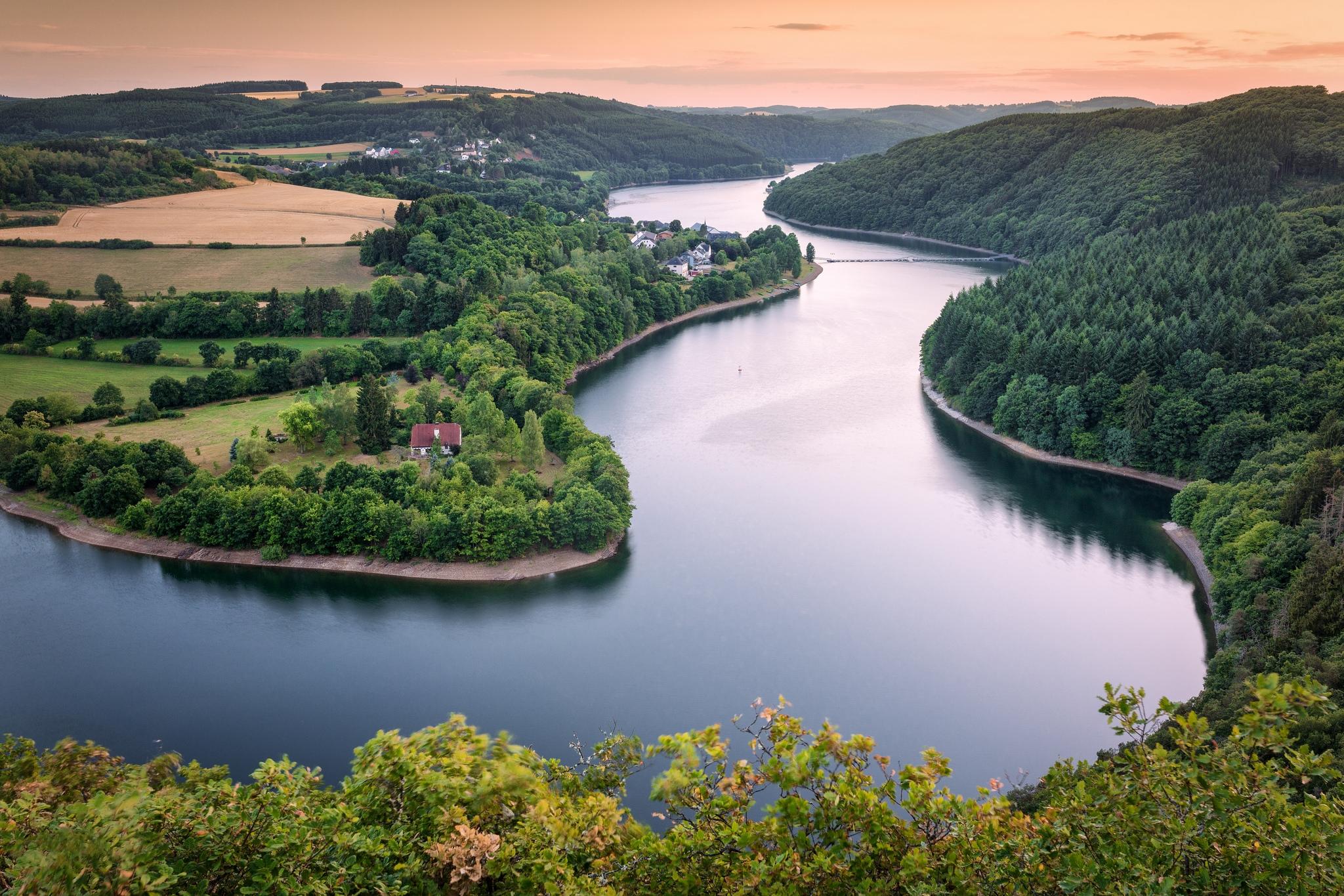 Wallpapers Luxembourg Ardennes sunset on the desktop