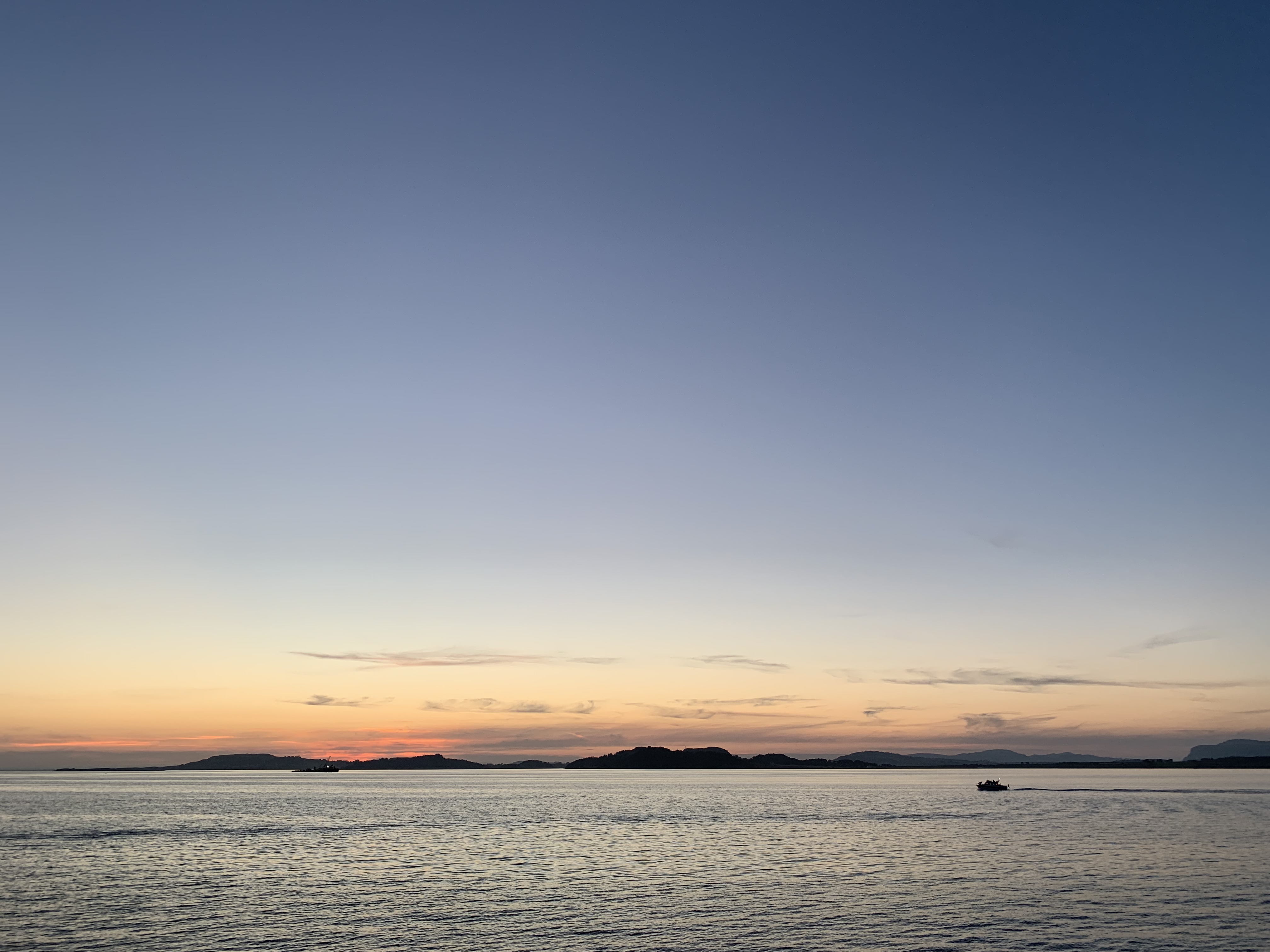 Обои закат море небо на рабочий стол