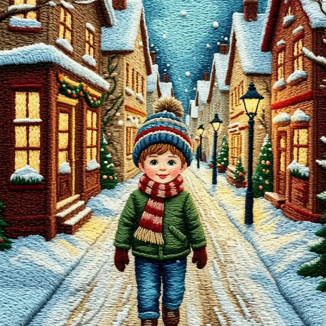 Бесплатное фото Рождественская улица