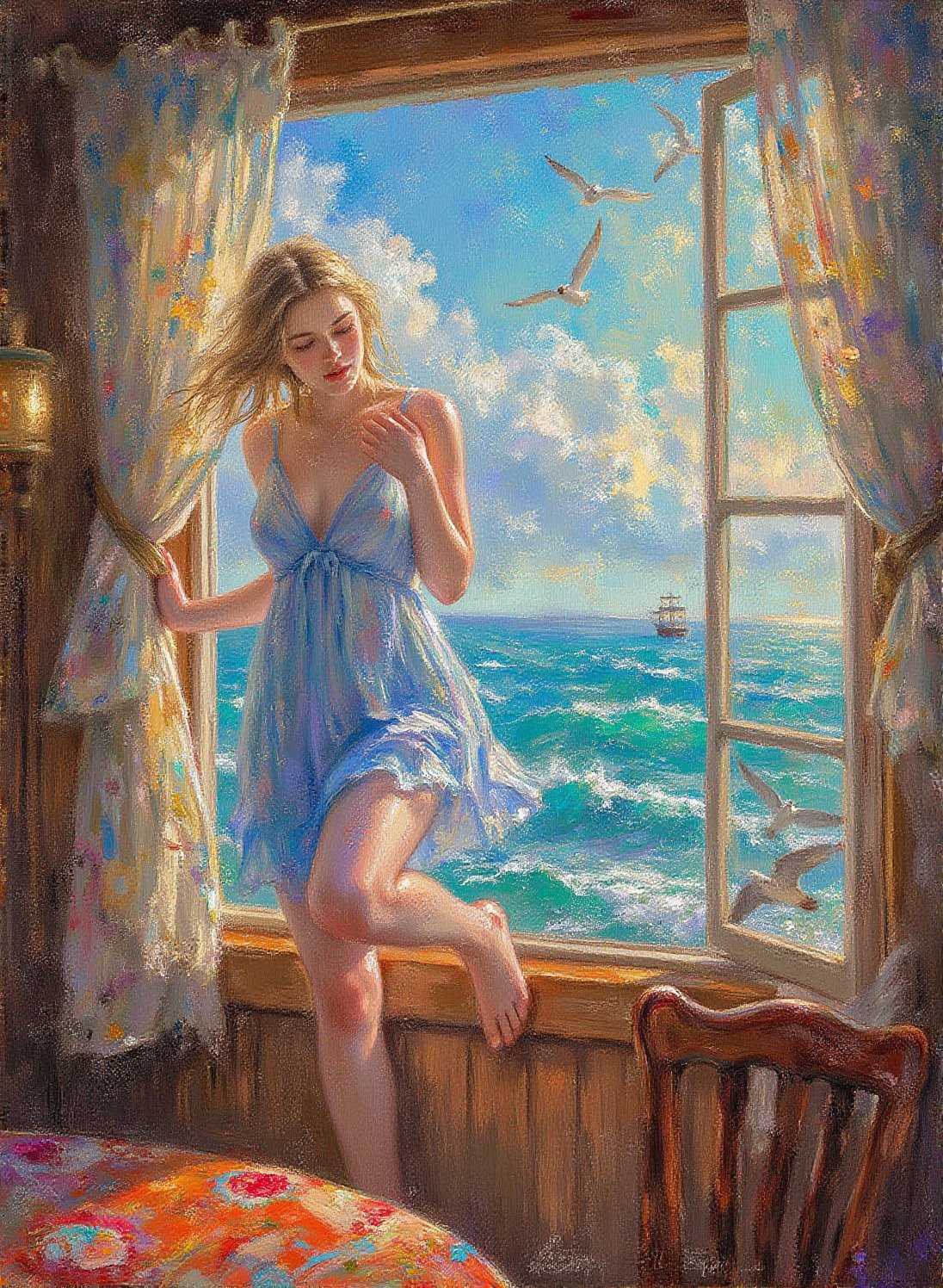 Окно в море