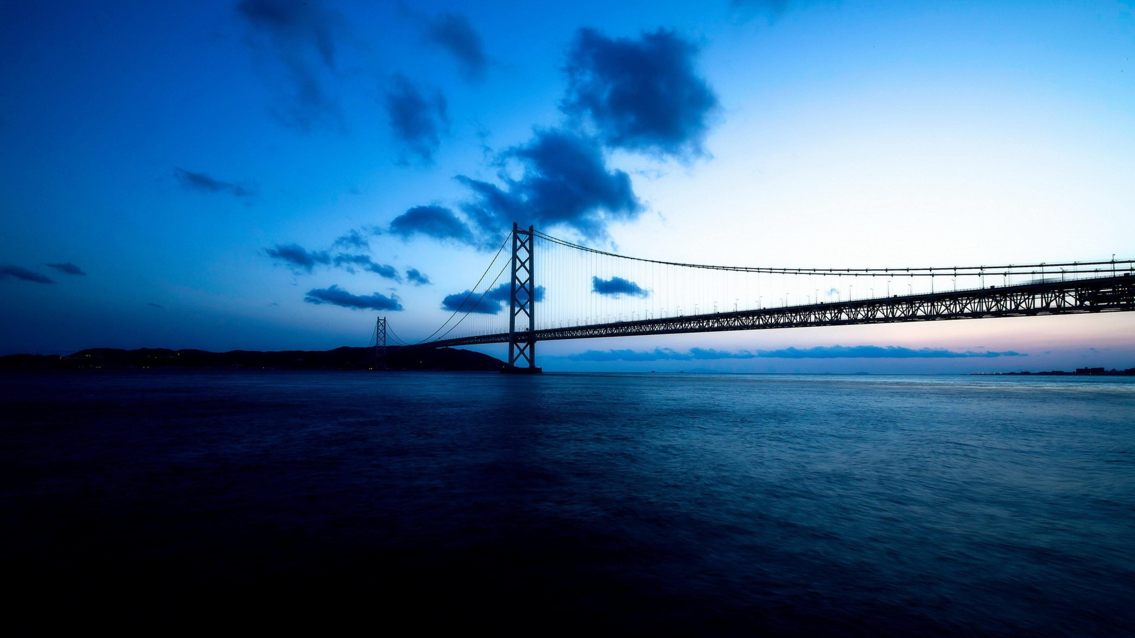 Wallpapers bridge bridges clouds on the desktop