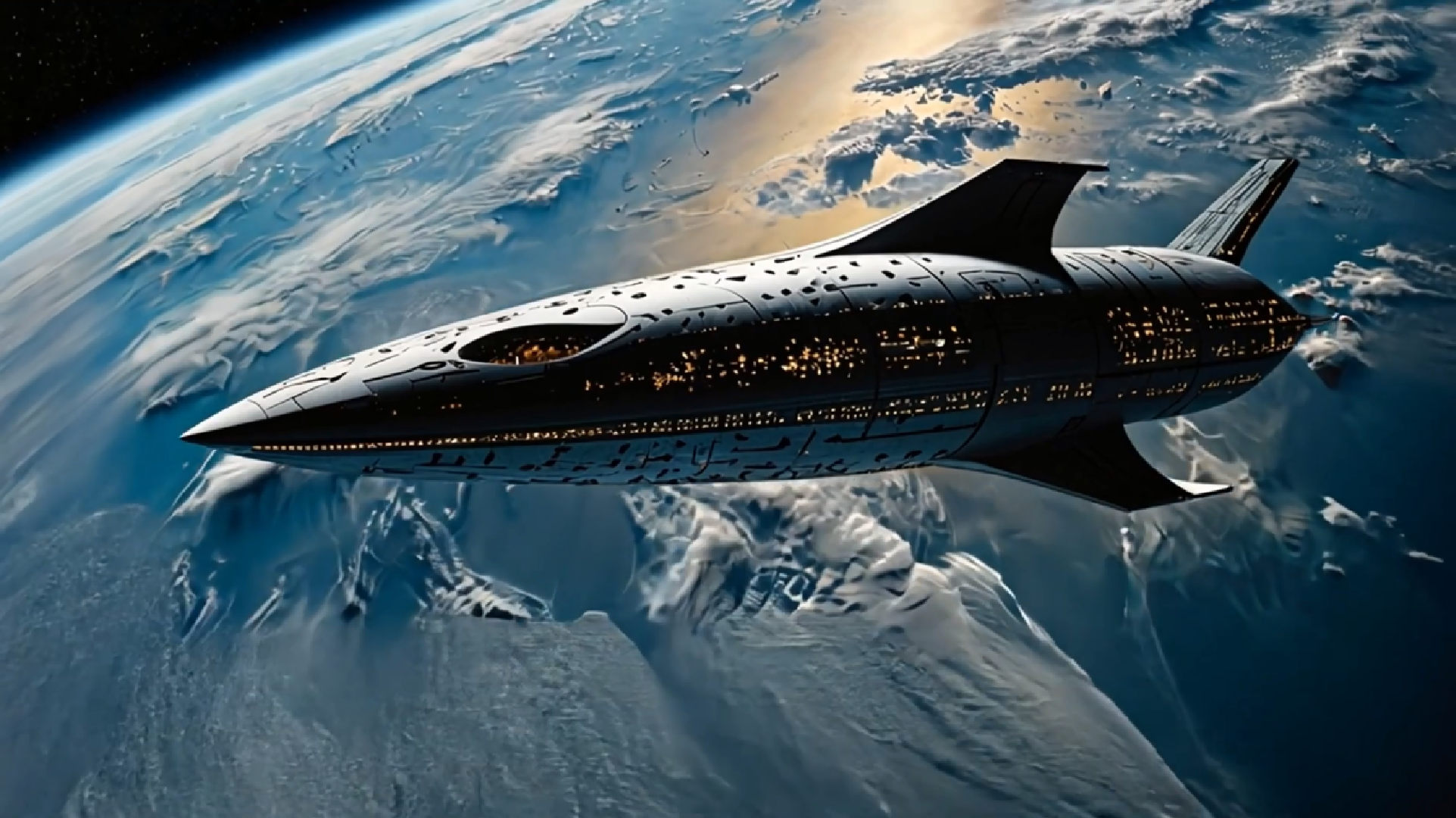 В открытом космосе