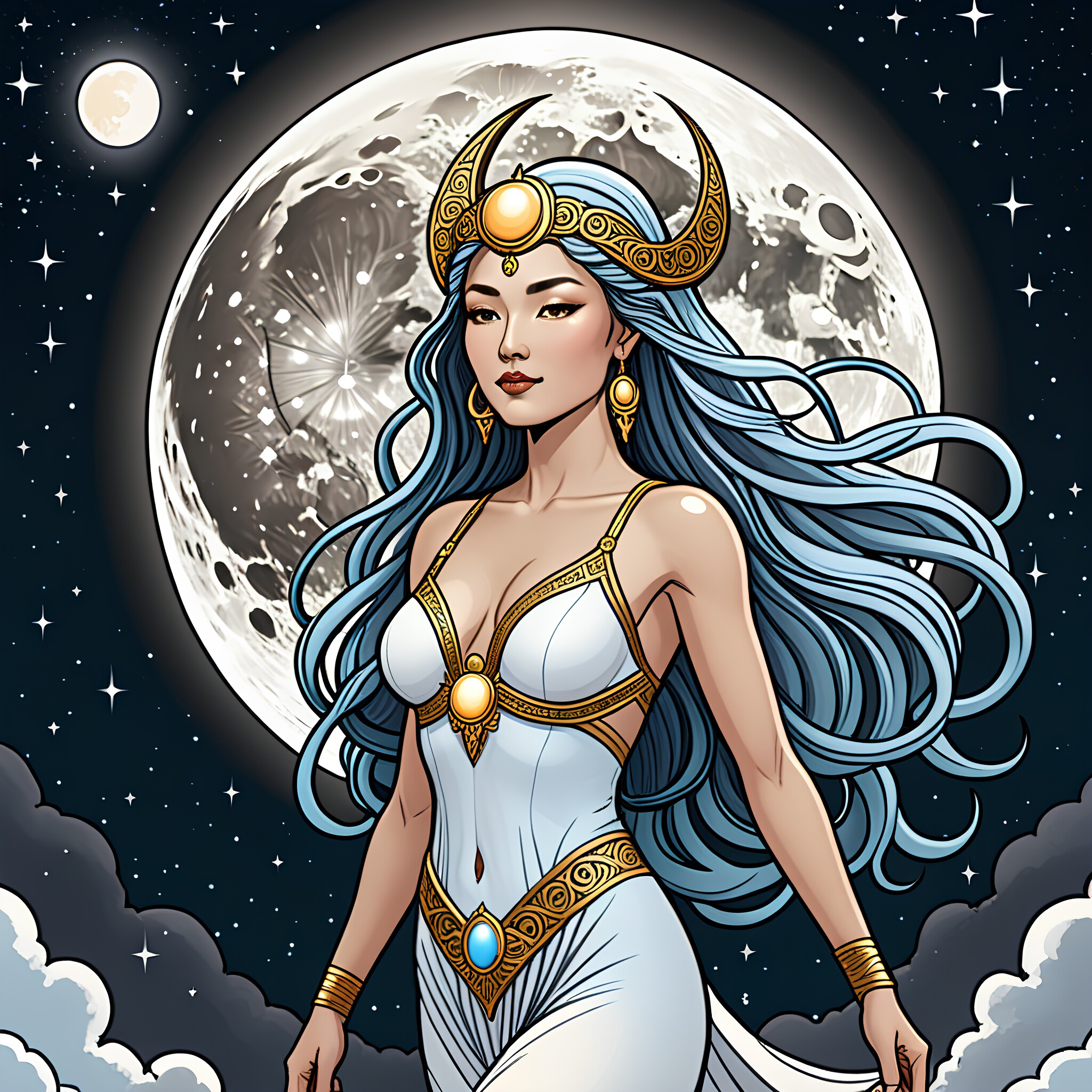 Free photo Moon goddess