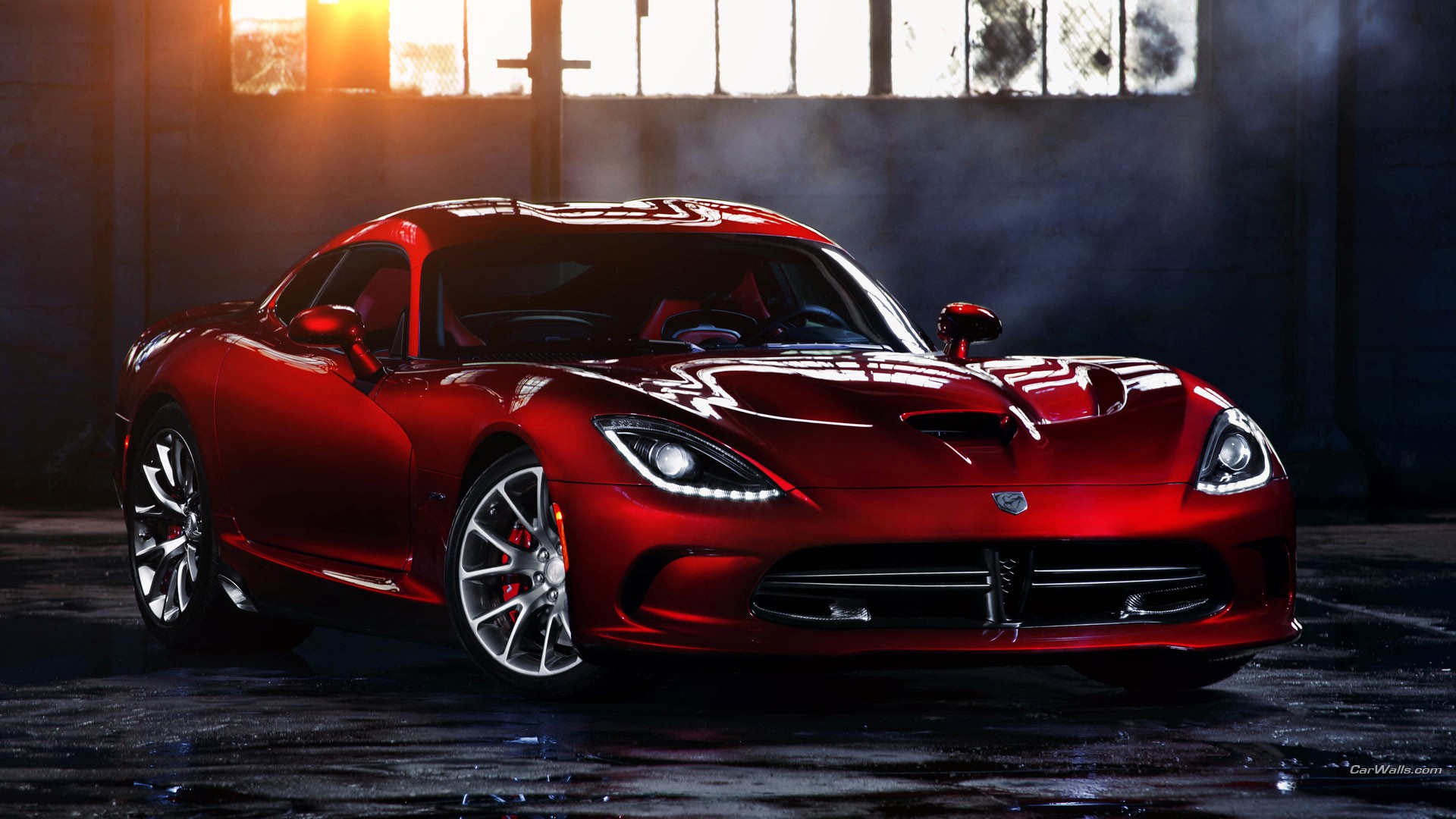 Free photo Dodge Viper in red