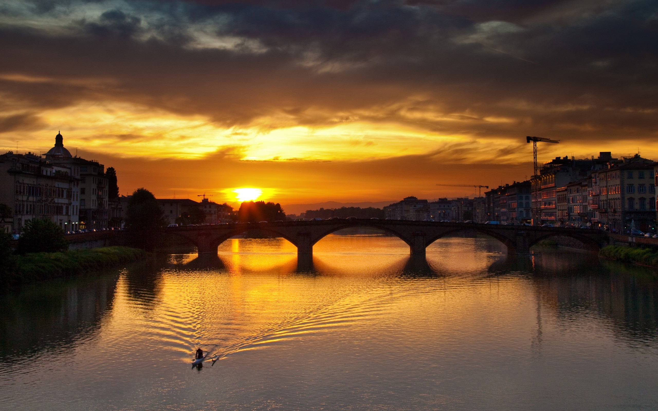 Golden Hour over the oldest bridge