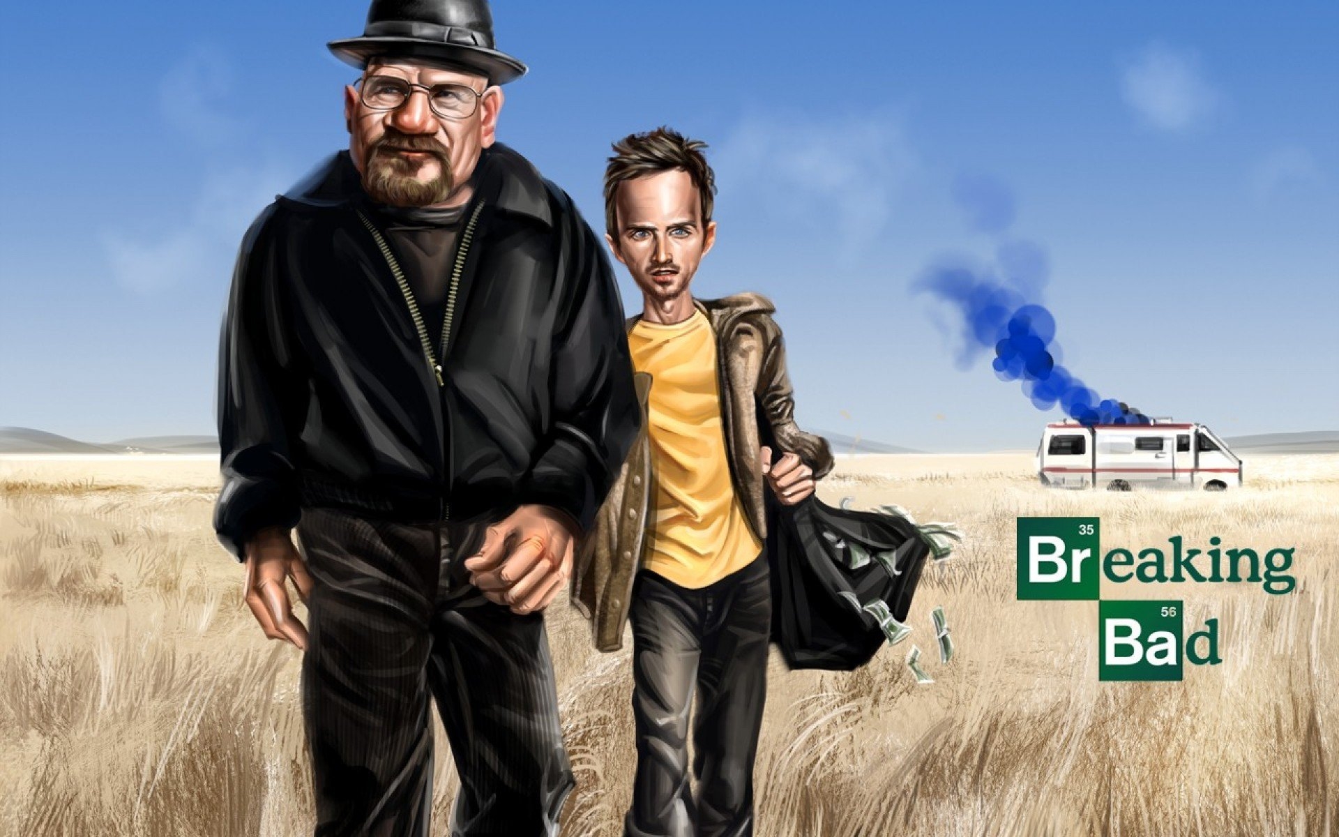 Обои обои breaking bad комический стиль разное на рабочий стол