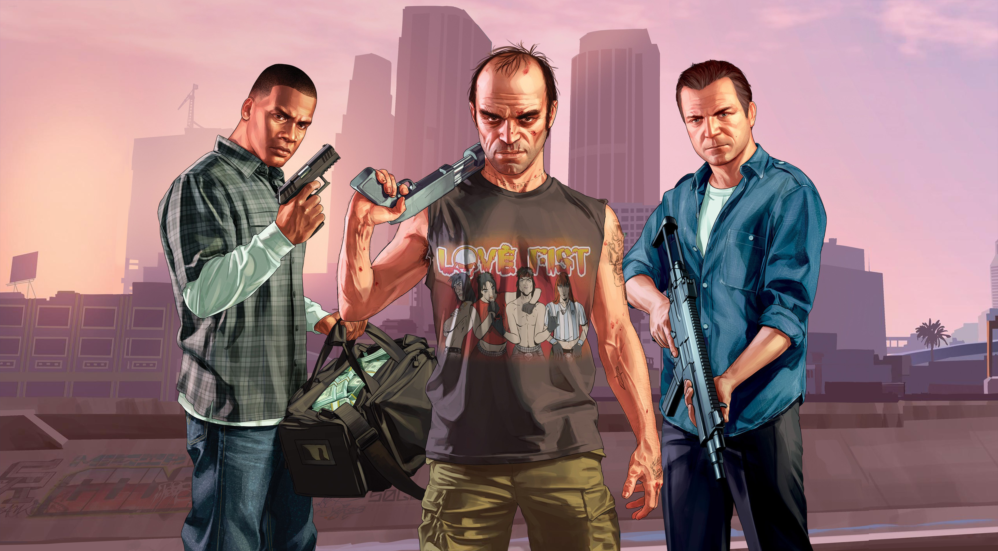 Wallpapers gta 5 games computer games on the desktop