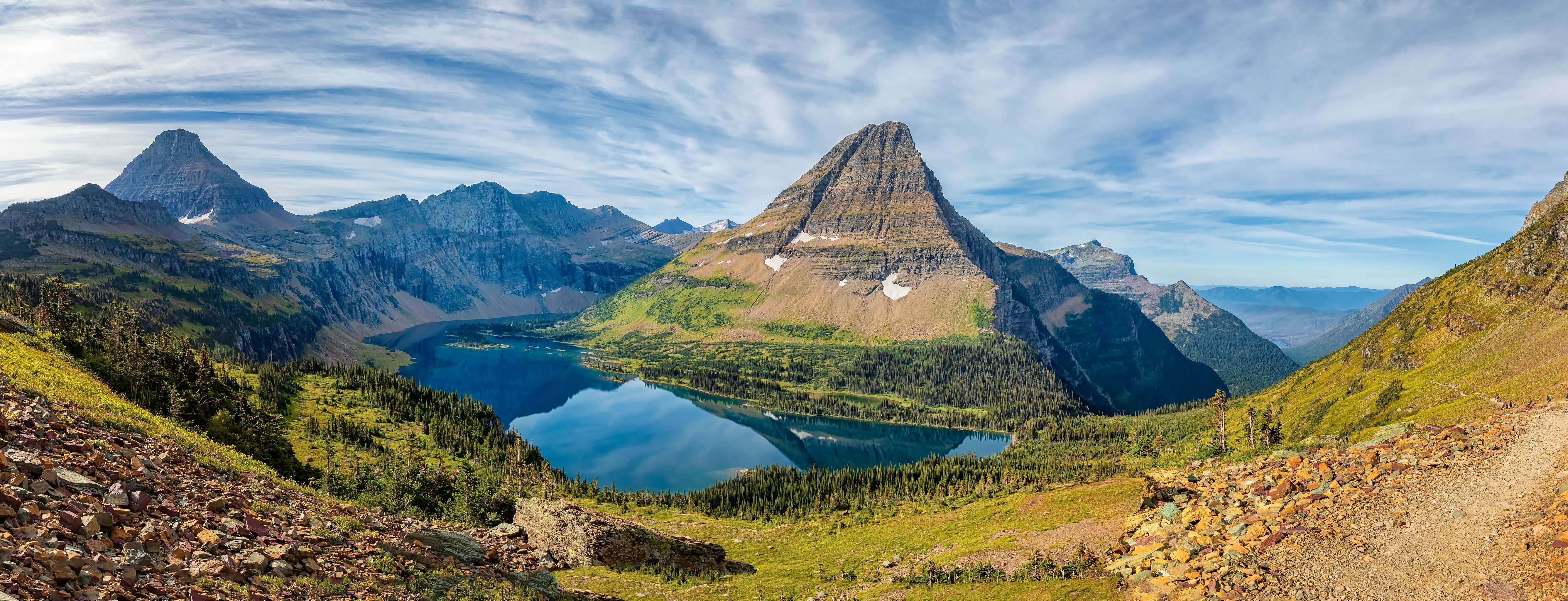 Wallpapers Hidden Lake lake nature on the desktop