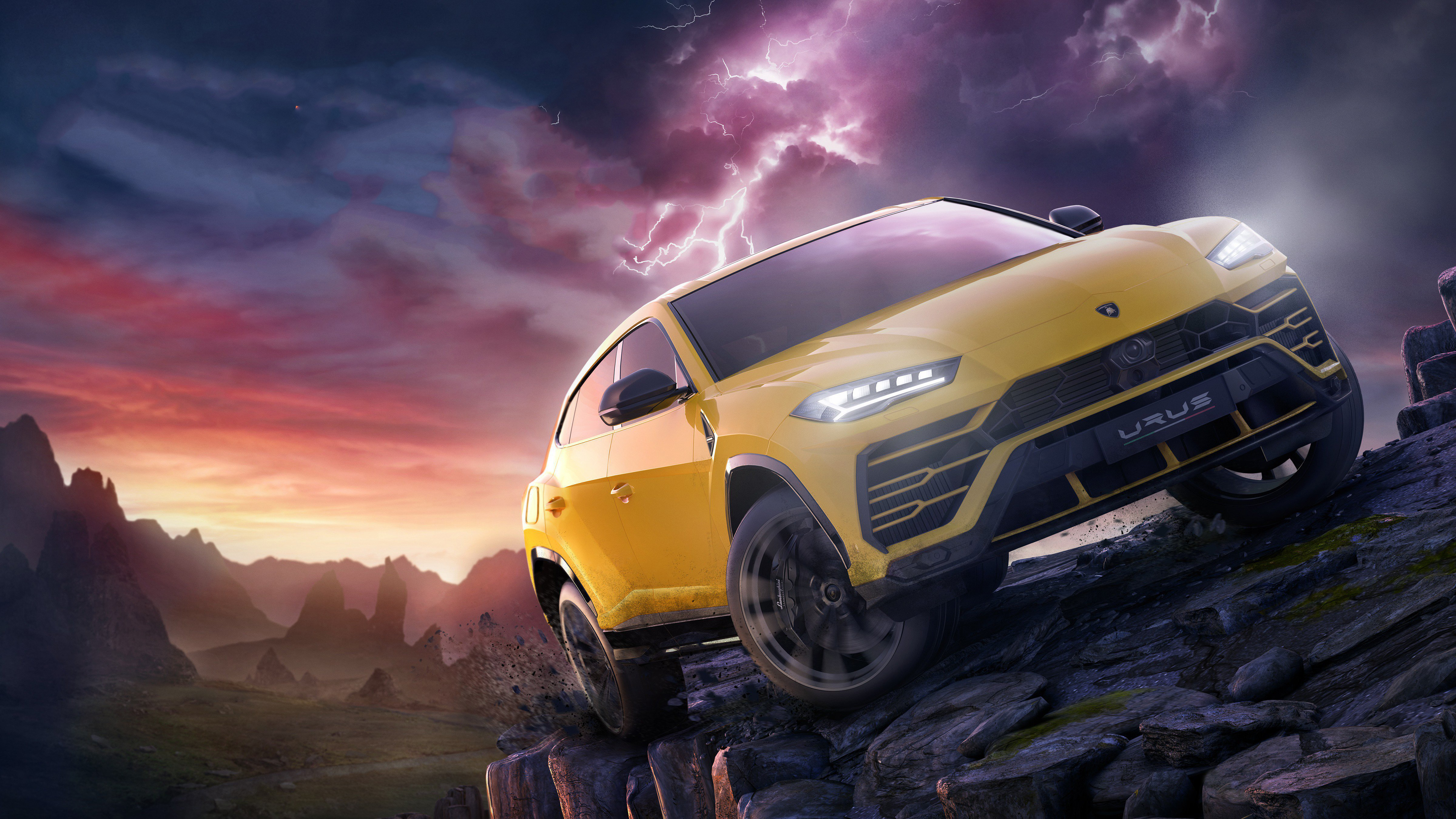 Обои Lamborghini Urus Форза Горизонт 4 Forza на рабочий стол