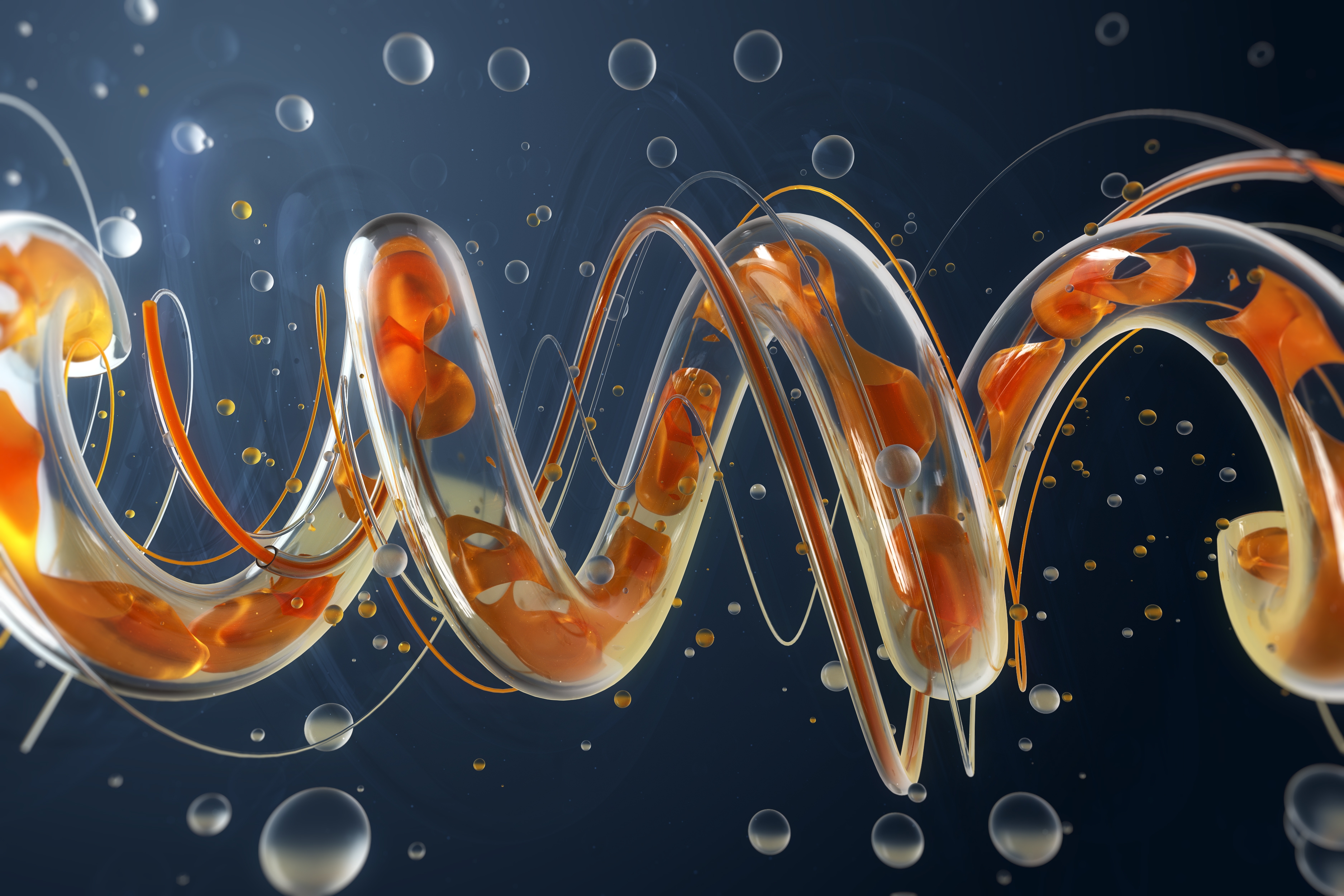 桌面上的壁纸漩涡 气泡 数据传输