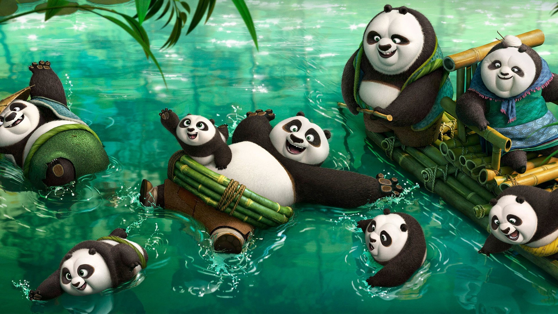 Wallpapers illustration panda Kung Fu Panda on the desktop