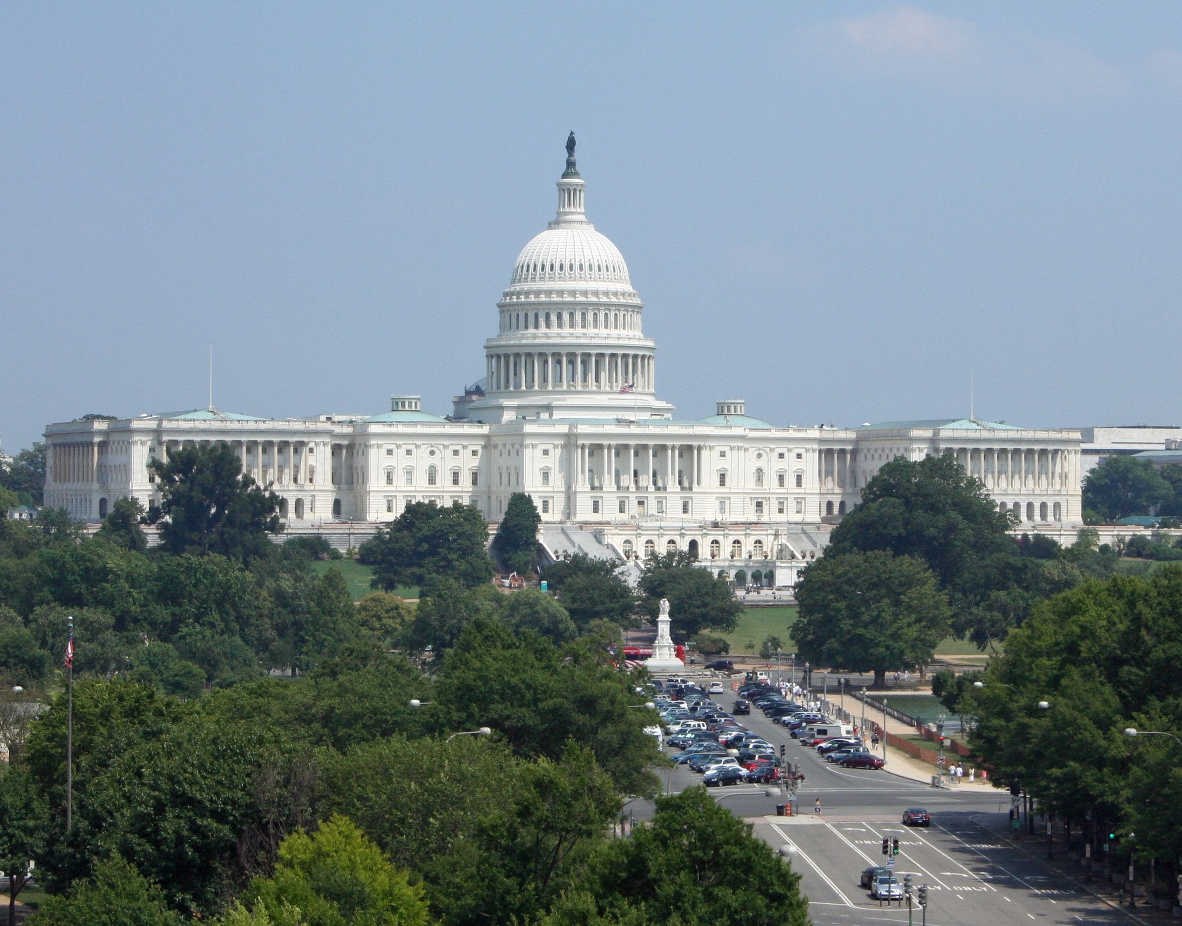 Free photo The White House in America