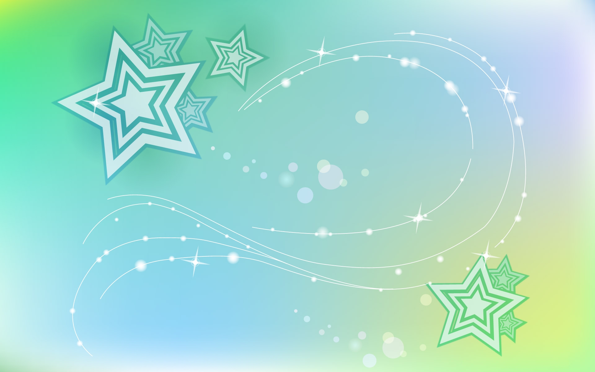 Wallpapers illustration stars circle on the desktop