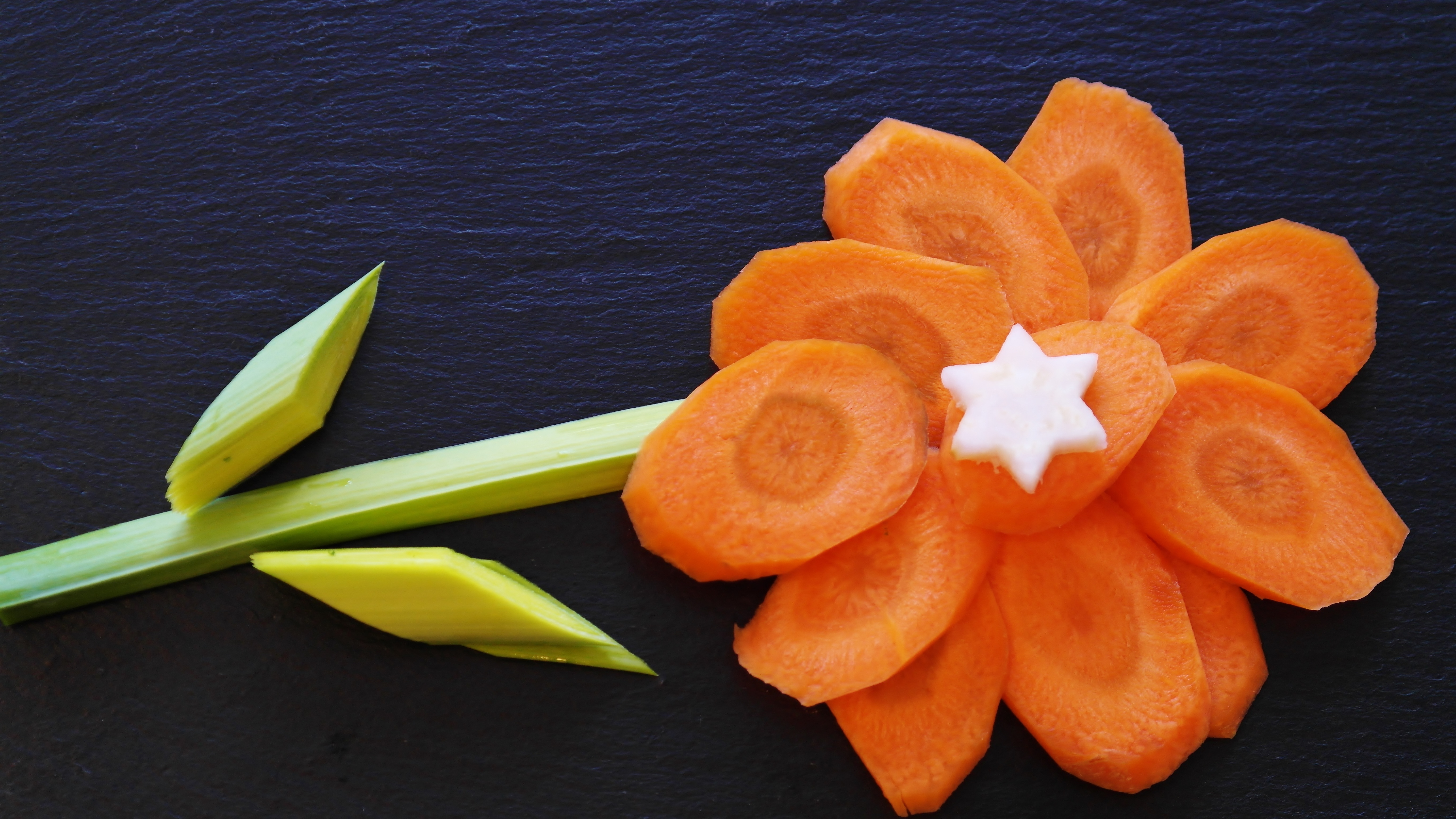 Free photo Fresh vegetable flower