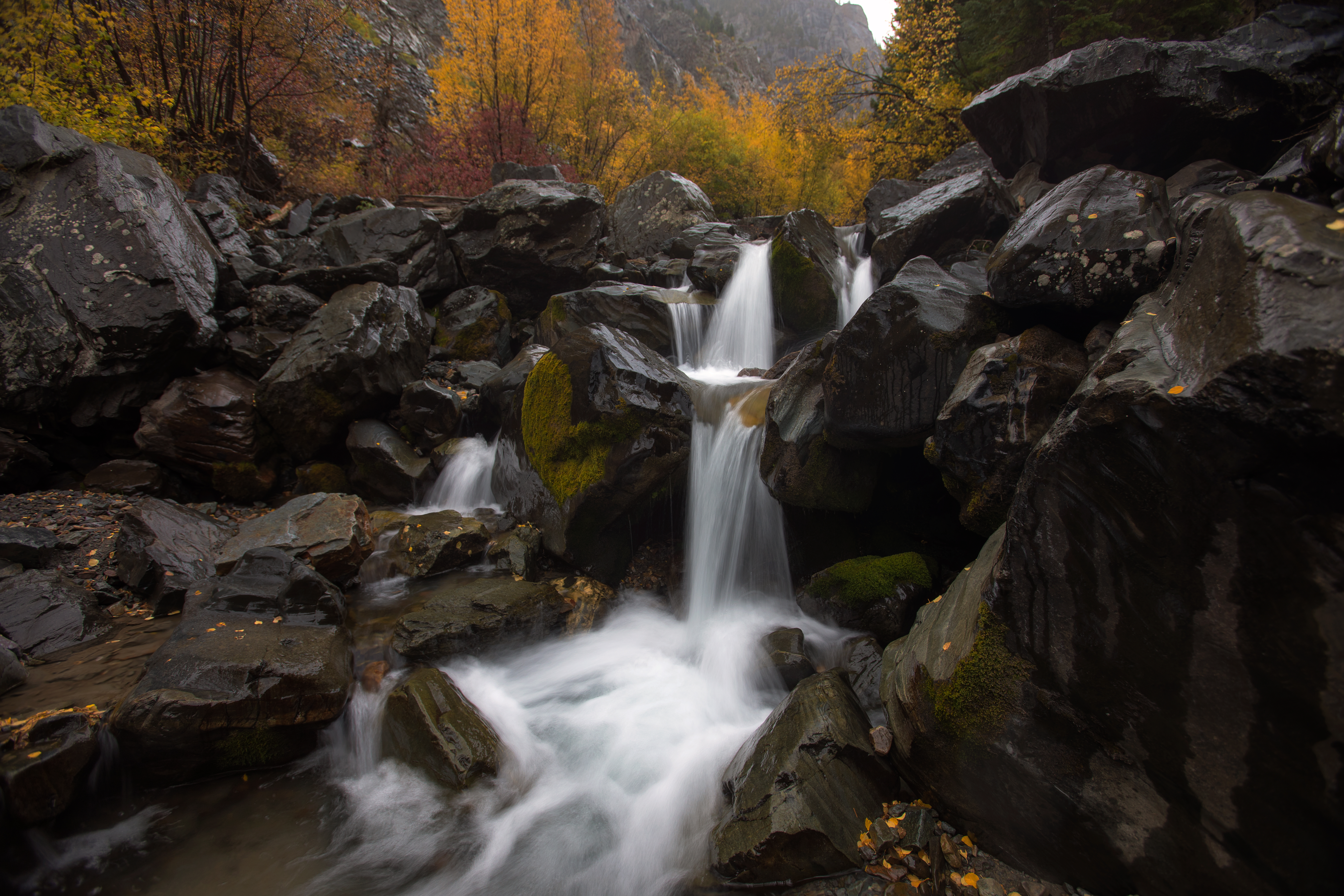 Waterfall and kamenugi